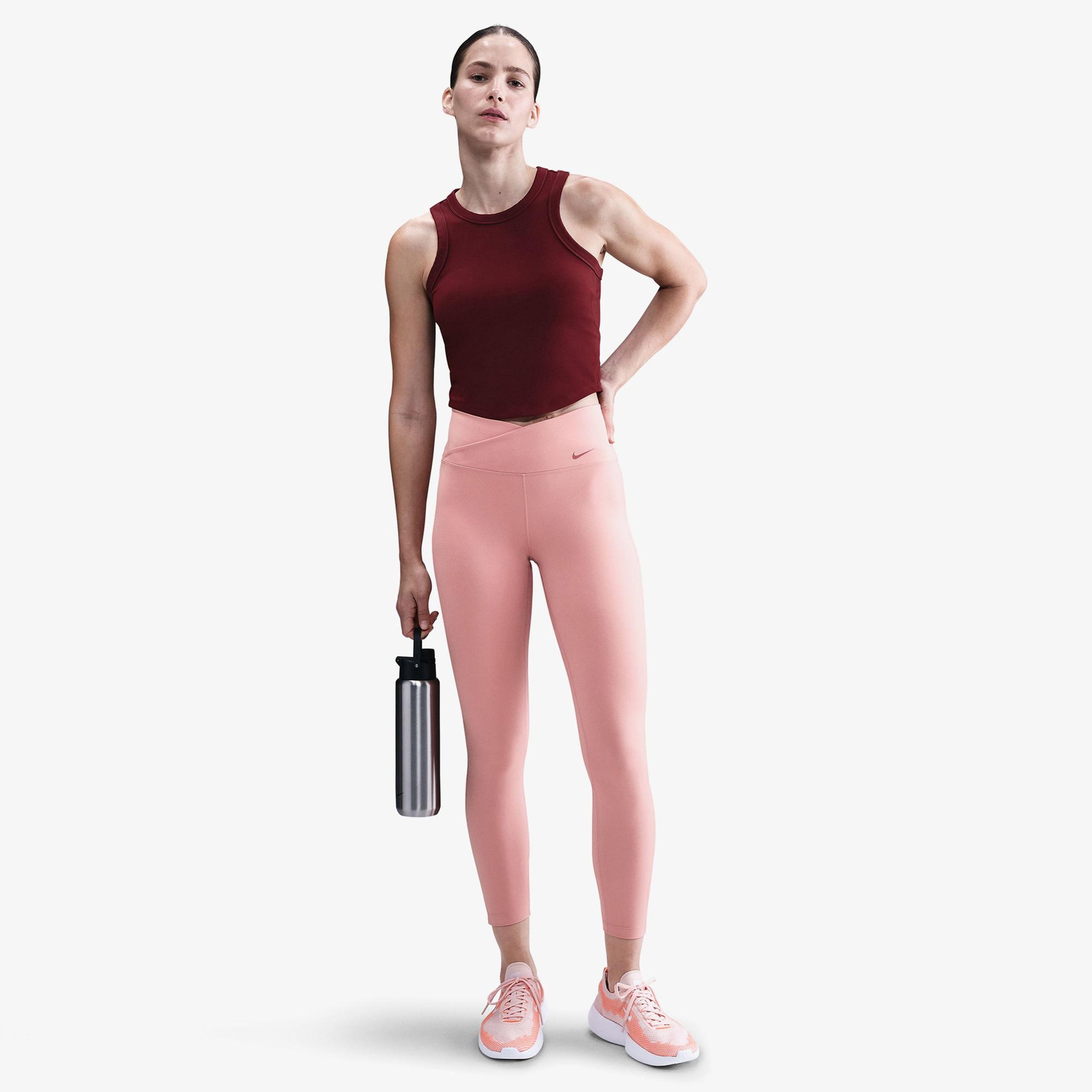Nike One Dri-Fit Kadın Pembe Tayt