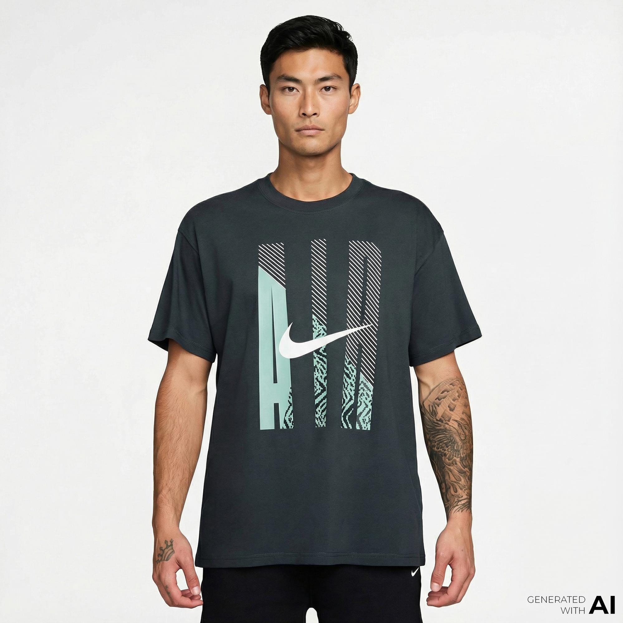 Nike Sportswear Max90 Erkek Yeşil T-Shirt
