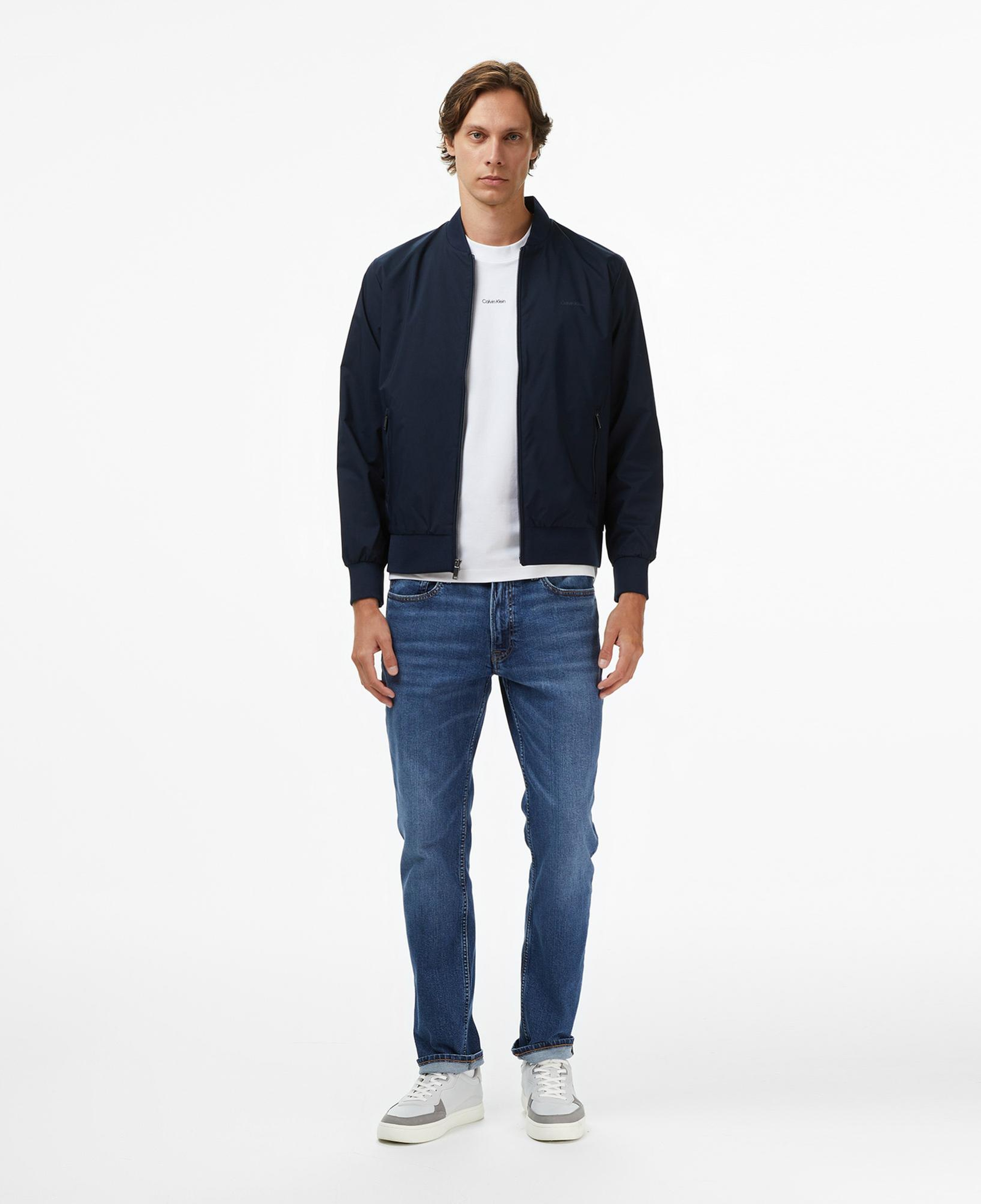 Calvin Klein Matte Bomber Erkek Lacivert Ceket