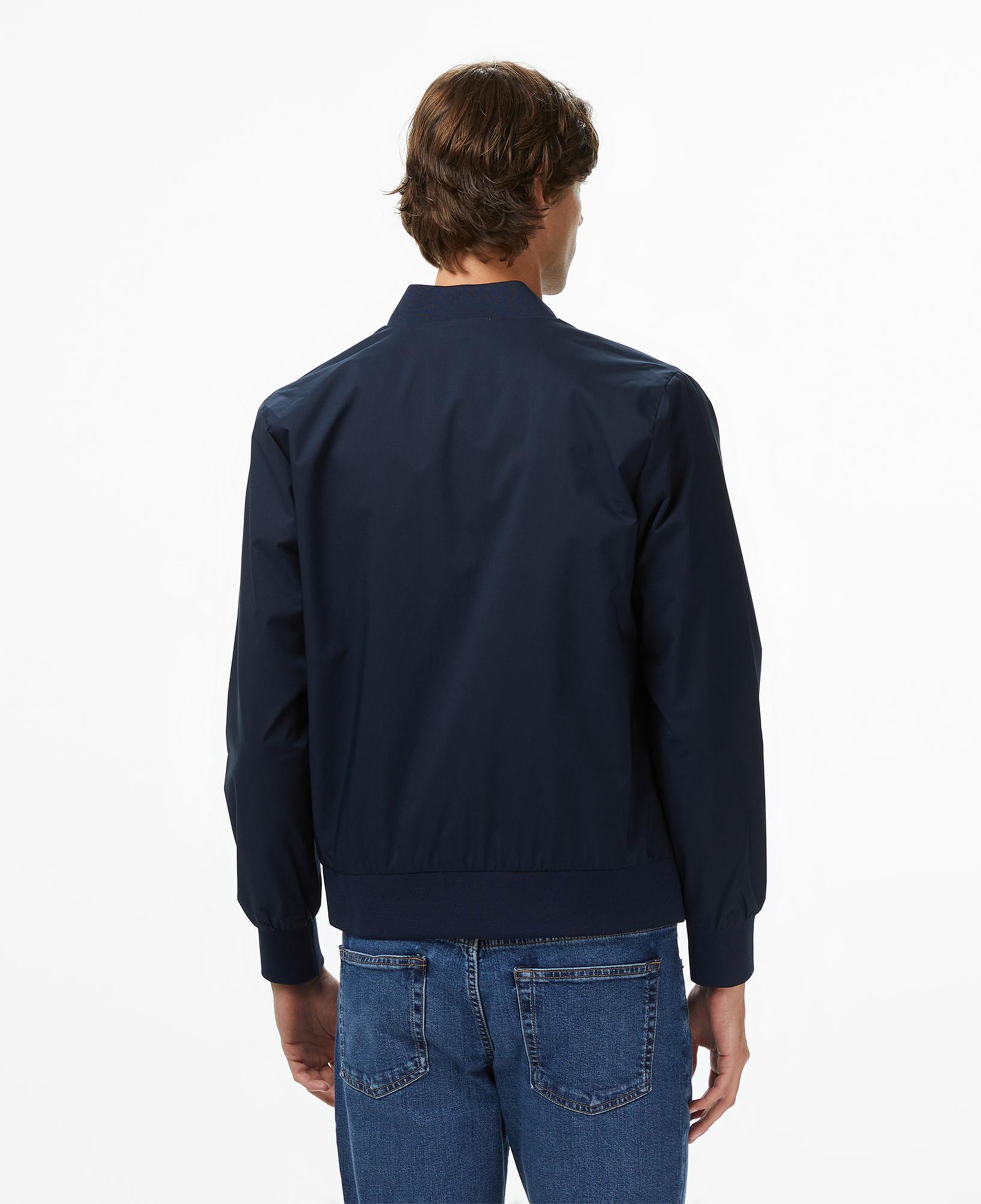 Calvin Klein Matte Bomber Erkek Lacivert Ceket