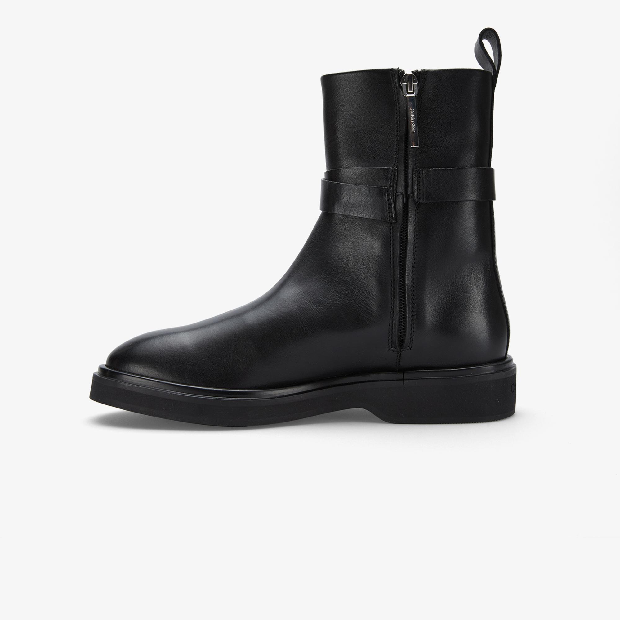 Calvin Klein Ankle Metal Logo Kadın Siyah Bot