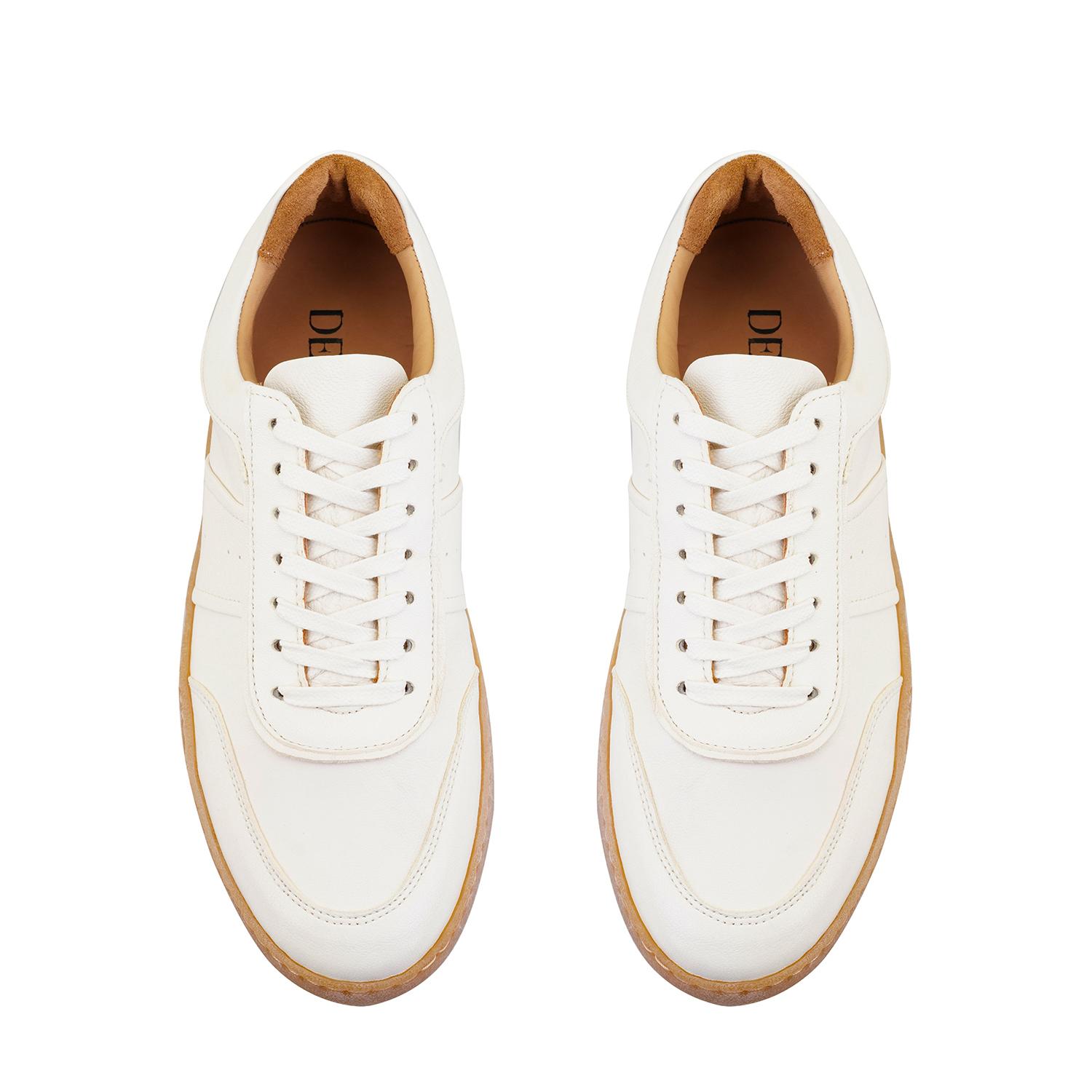 Vicente Beyaz Erkek Deri Spor Ayakkabı