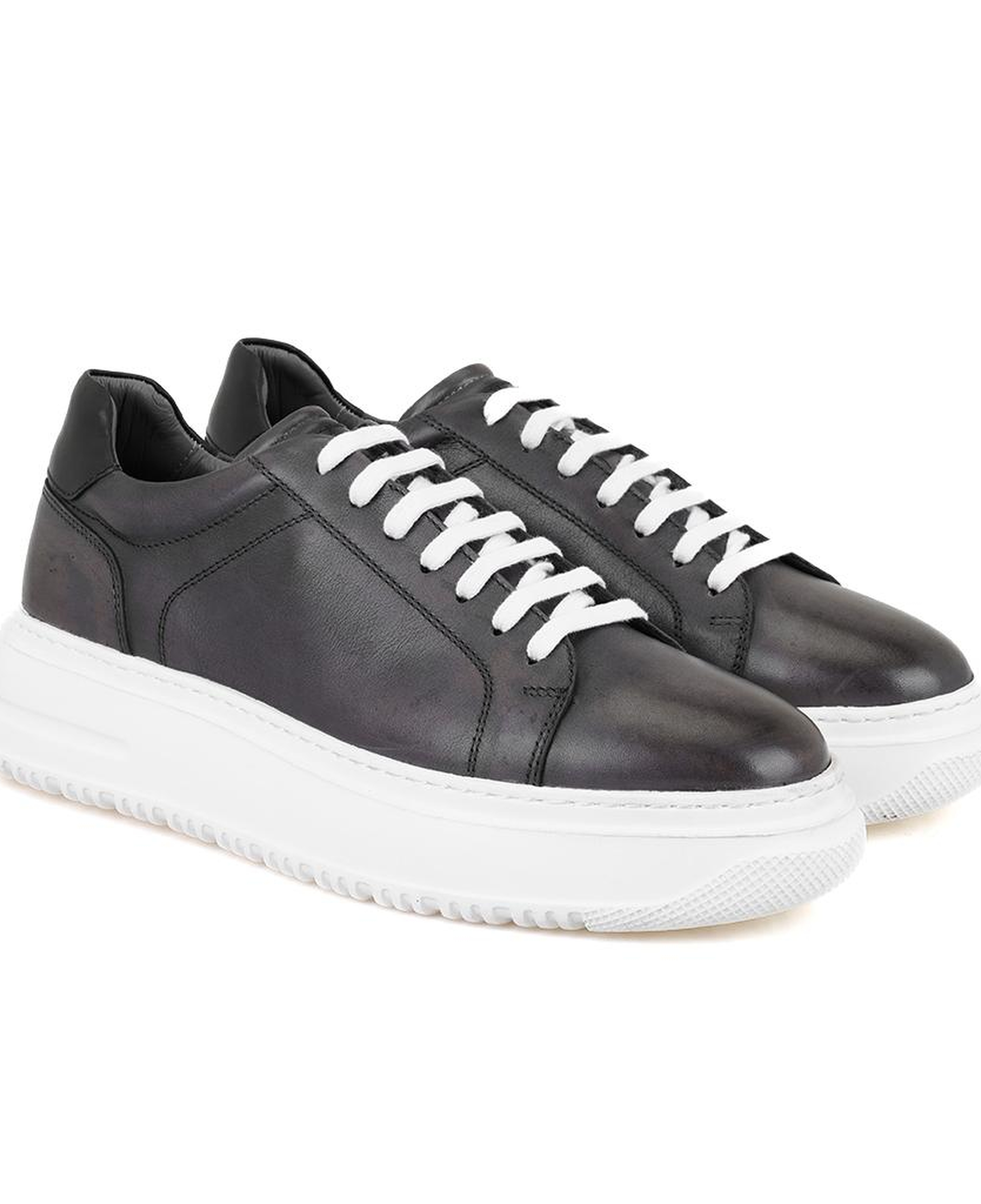 Lindon Gri Erkek Deri Spor Ayakkabı