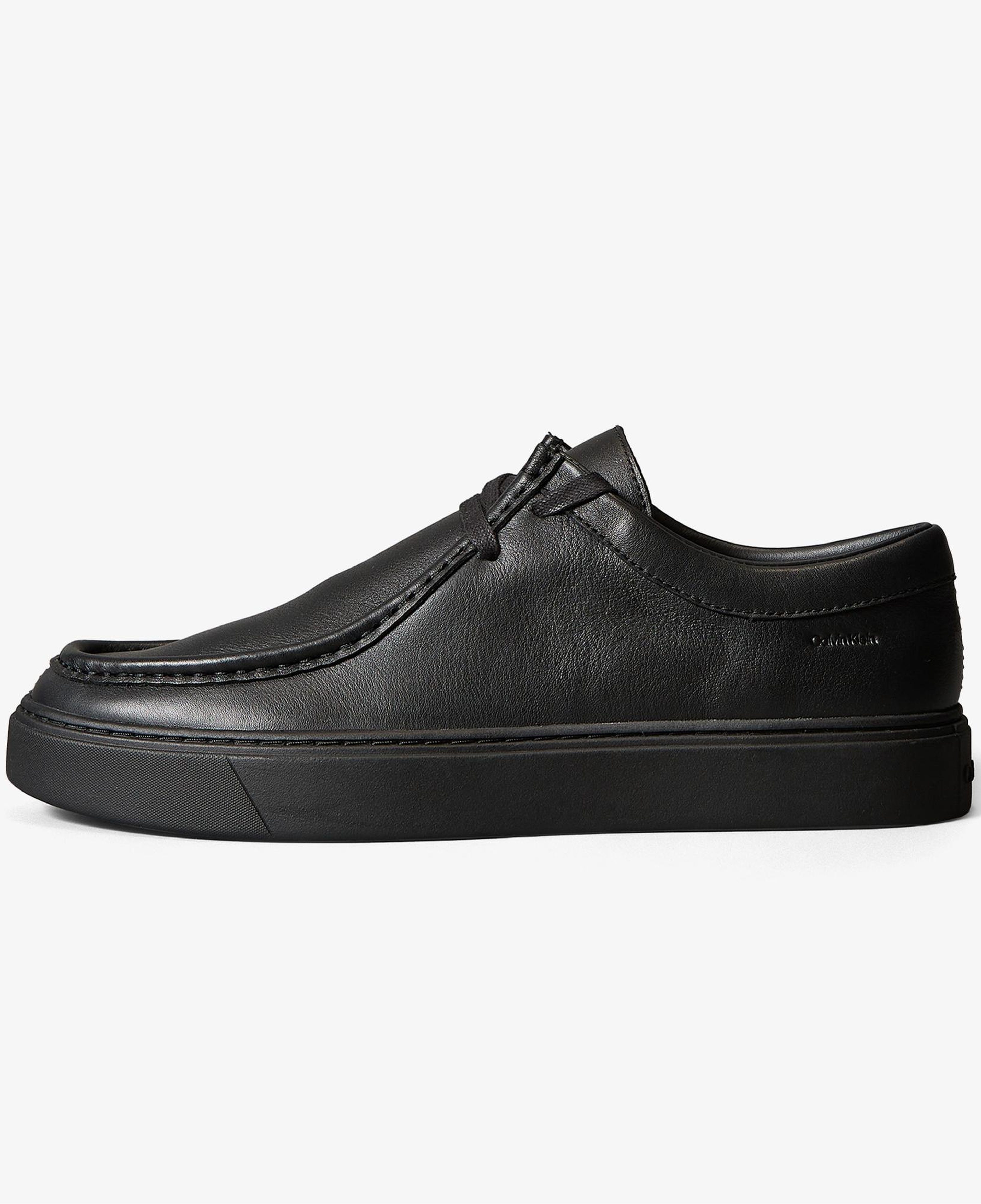 Calvin Klein Hybrid Apron Lace Up Erkek Siyah Klasik Ayakkabı