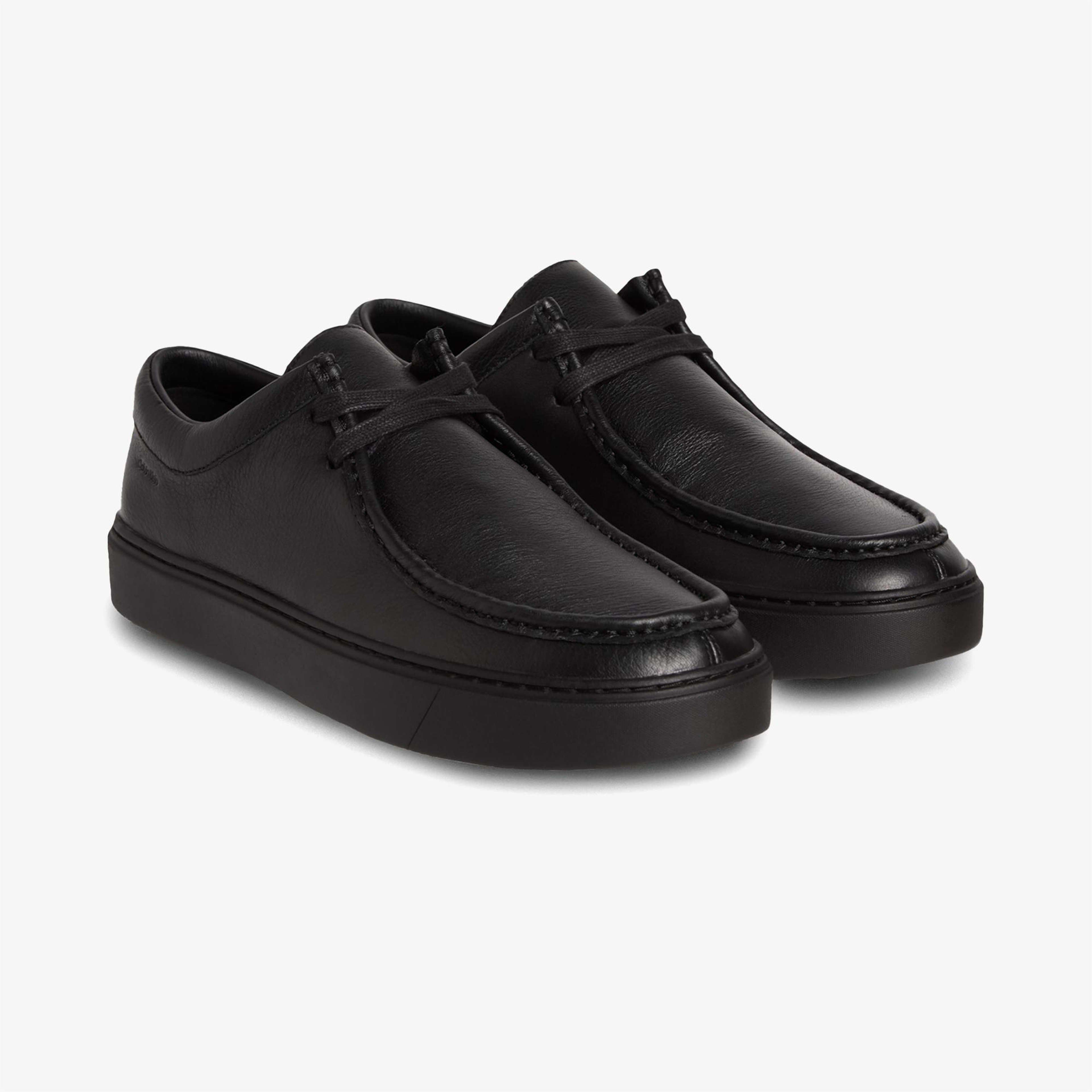 Calvin Klein Hybrid Apron Lace Up Erkek Siyah Klasik Ayakkabı