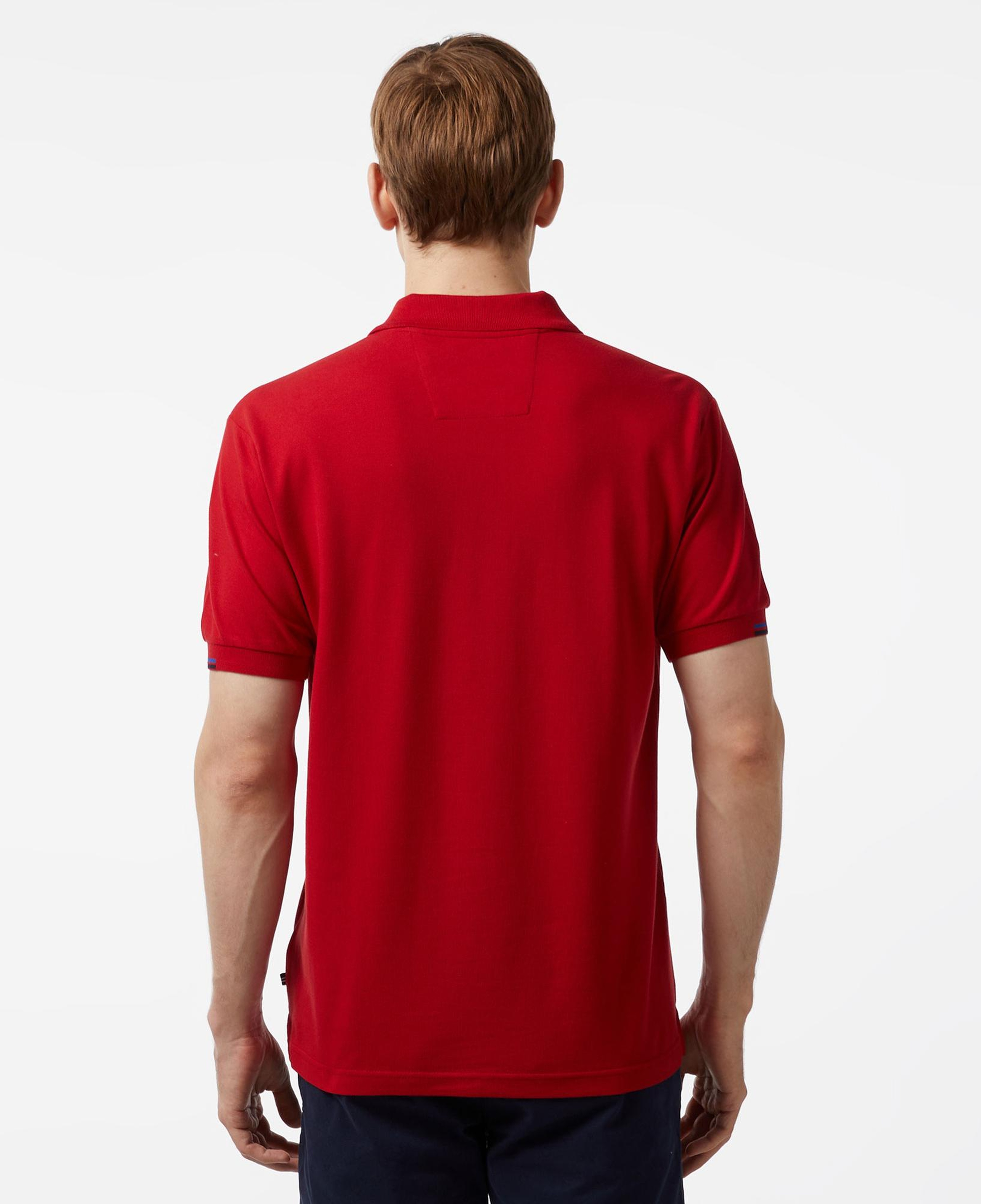 Nautica Erkek Kırmızı Classic Fit Kısa Kollu Polo