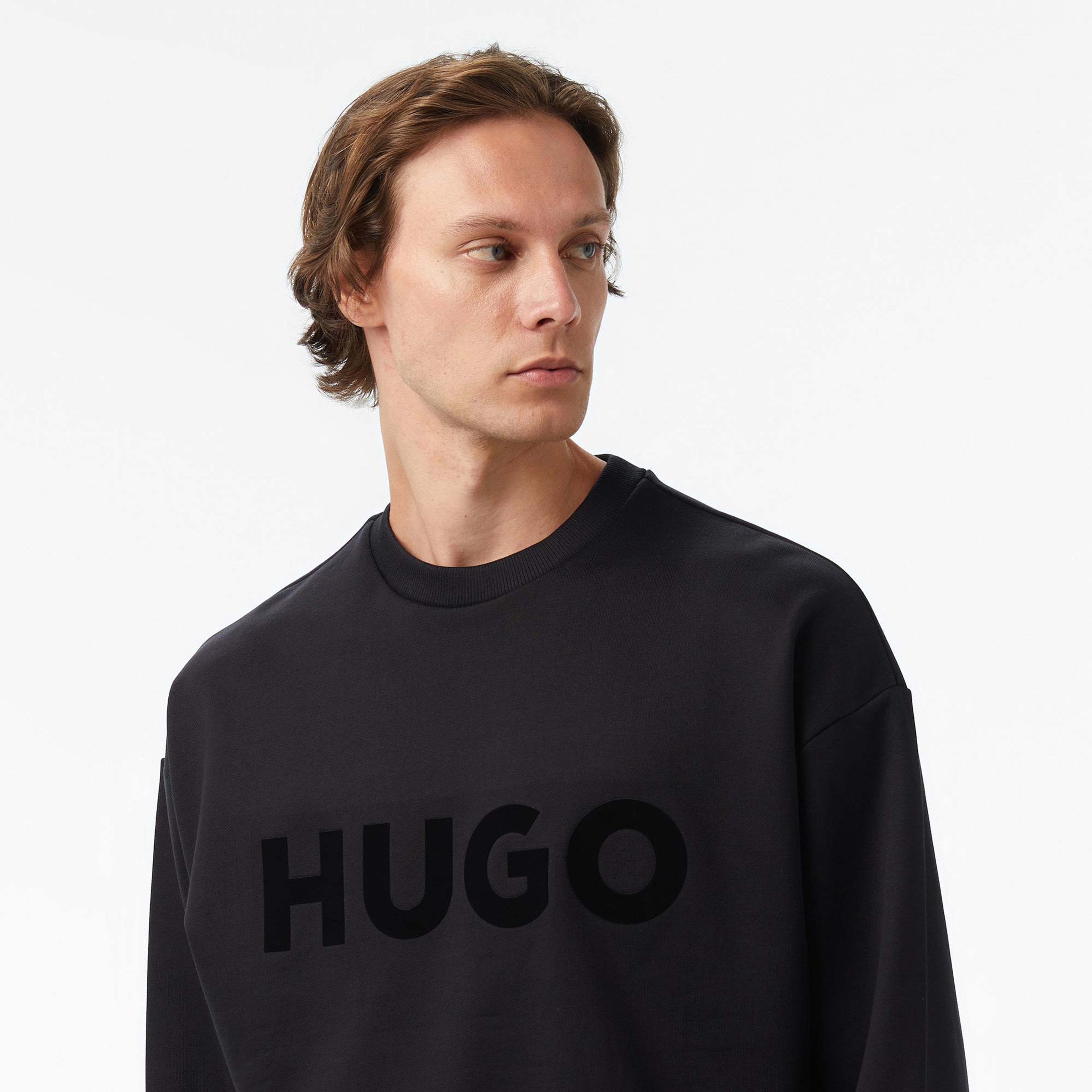 Hugo Dinex Erkek Siyah Sweatshirt