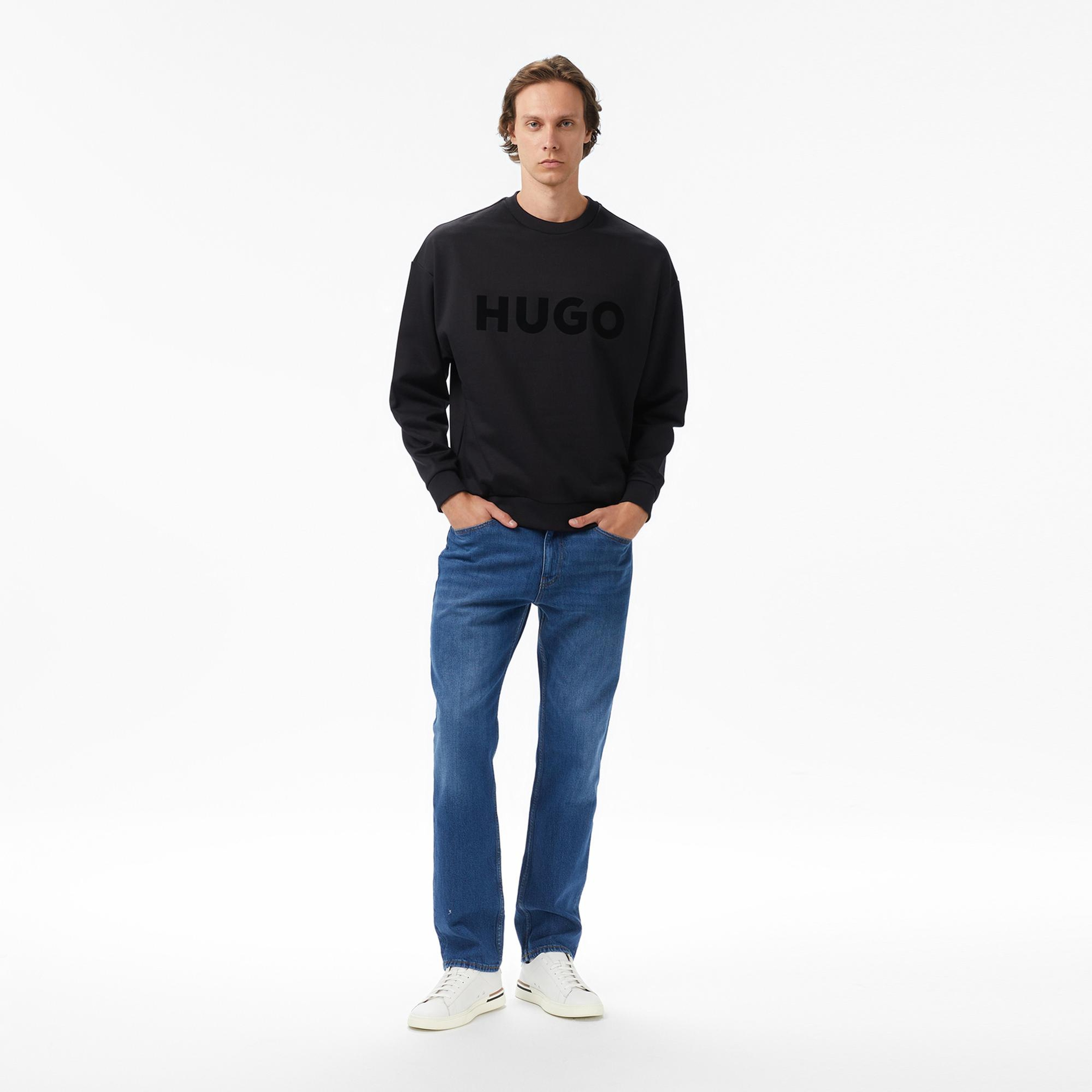 Hugo Dinex Erkek Siyah Sweatshirt