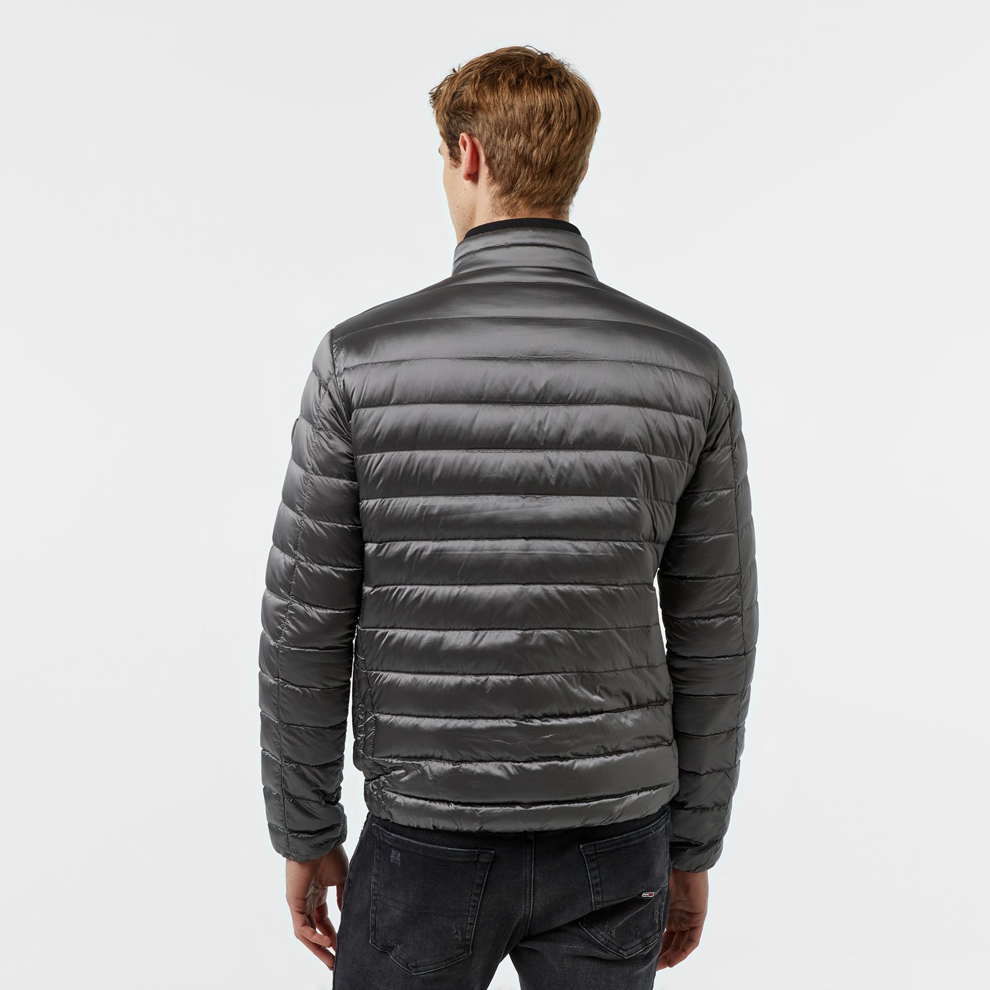 Guess Light Packable Reald Fine Erkek Gri Mont