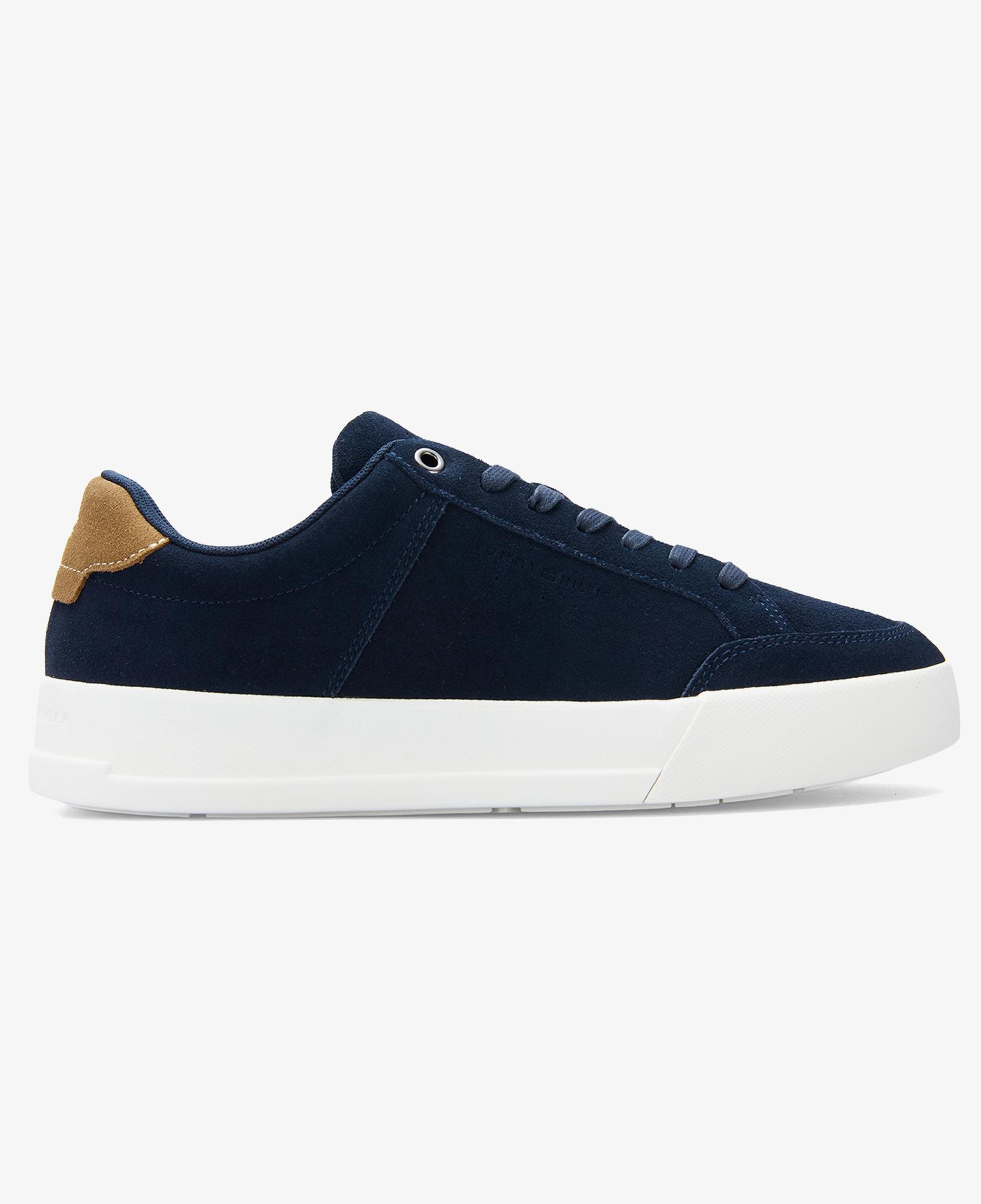 Tommy Hilfiger Court Summer Suede Erkek Lacivert Sneaker