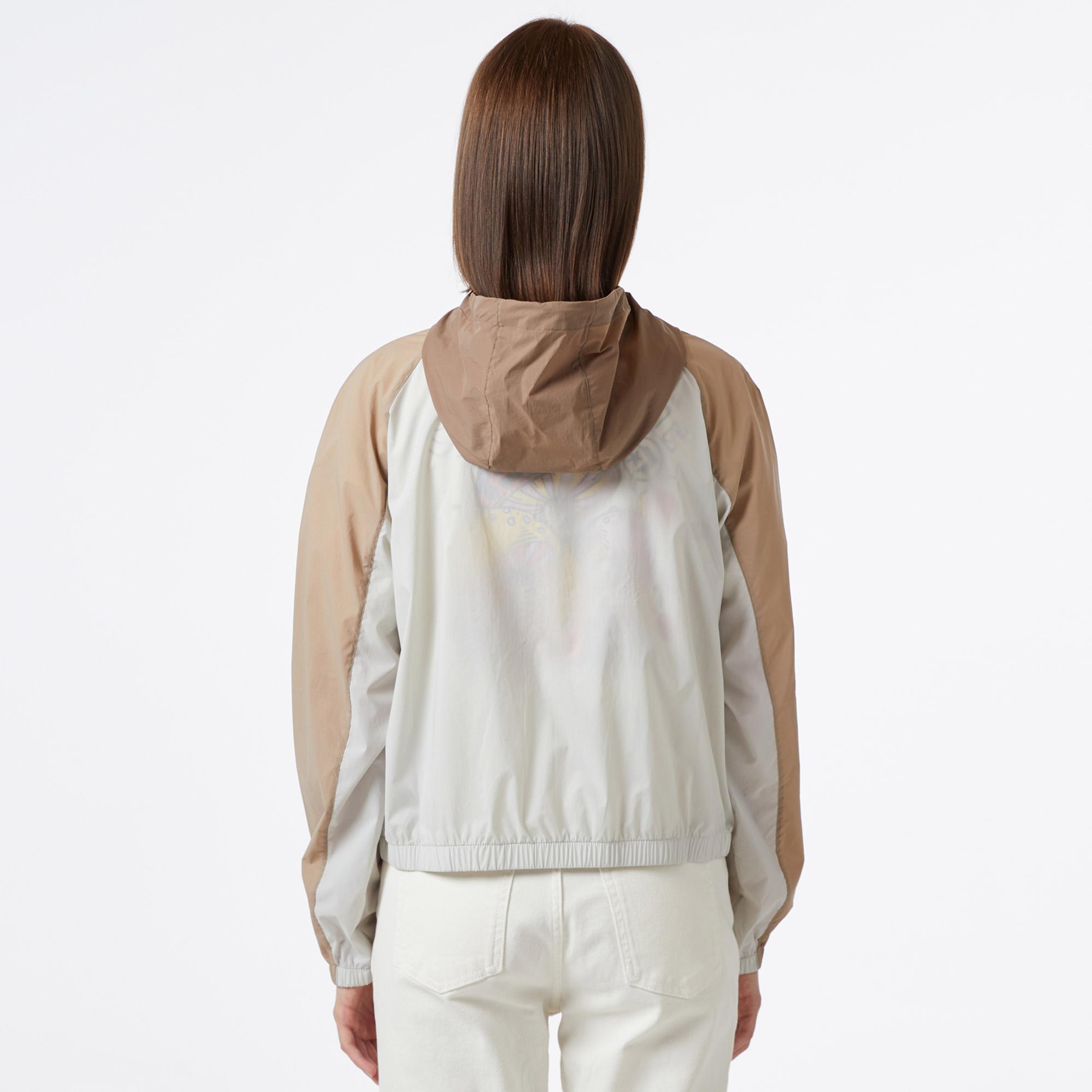 Converse Kadın Renk Bloklu Kahverengi Rüzgarlık