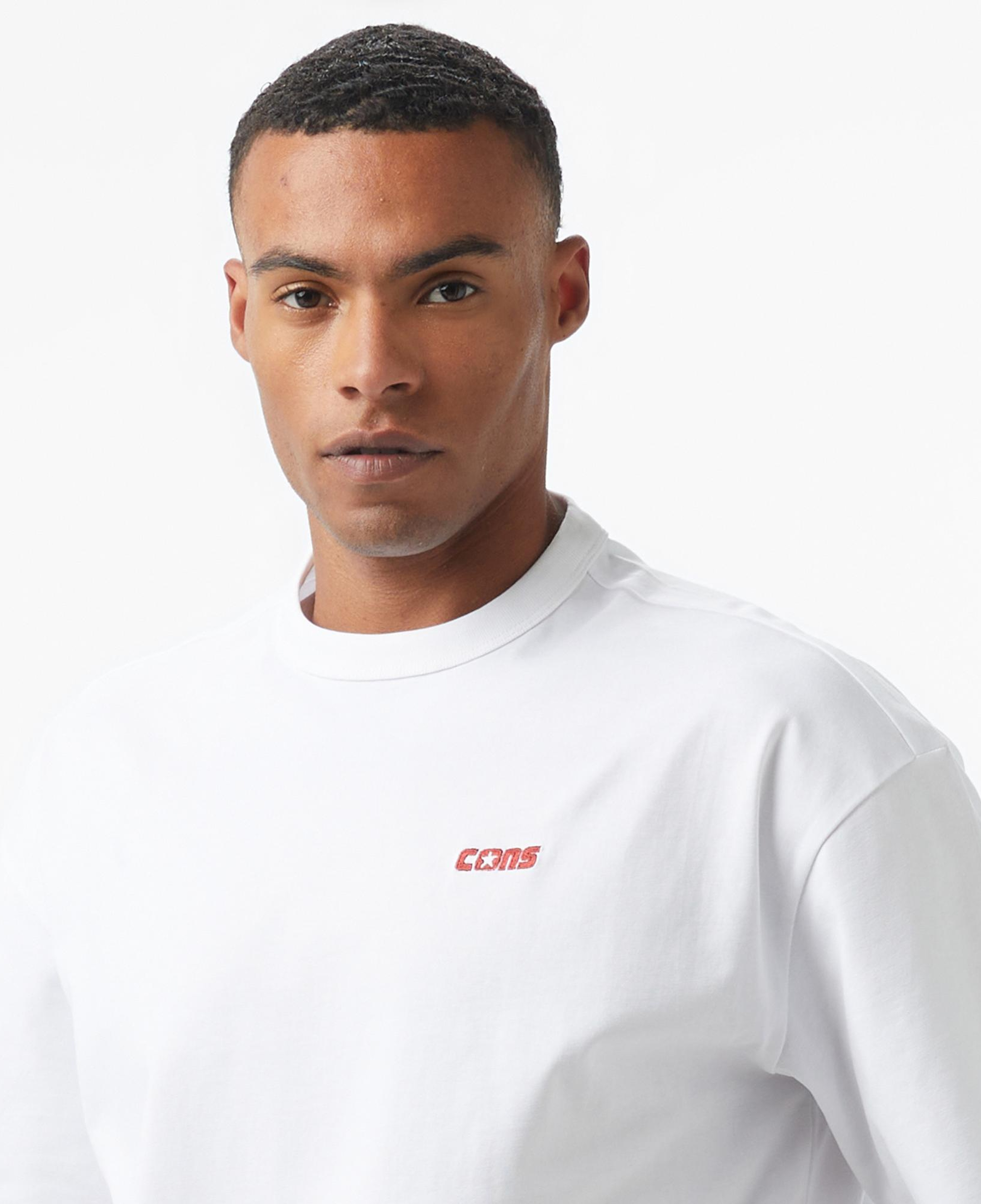 Converse Loose Fit Erkek Beyaz T-Shirt