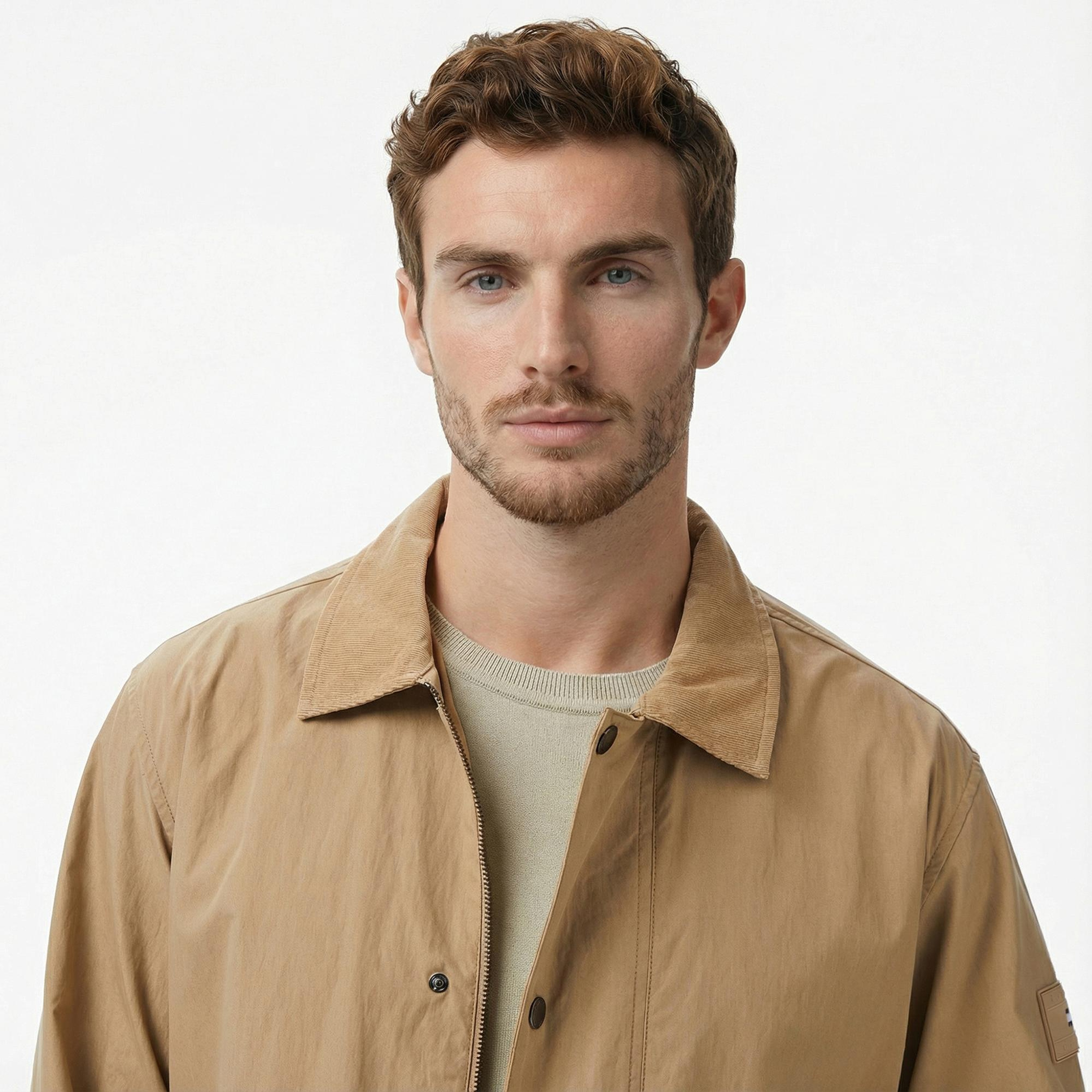 Tommy Hilfiger Walking Erkek Bej Ceket