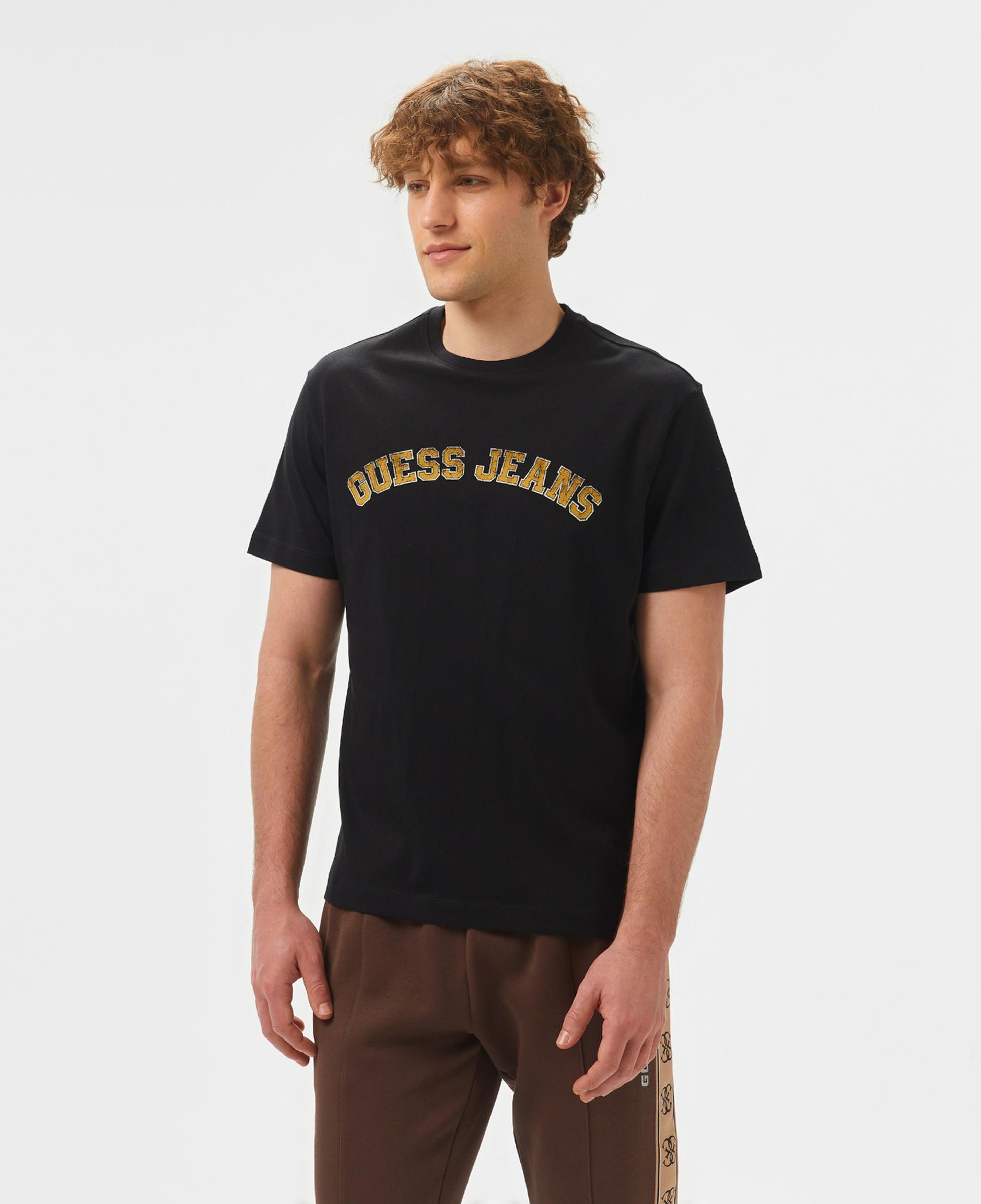 Guess Mid Organic Heavy Erkek Siyah T-Shirt