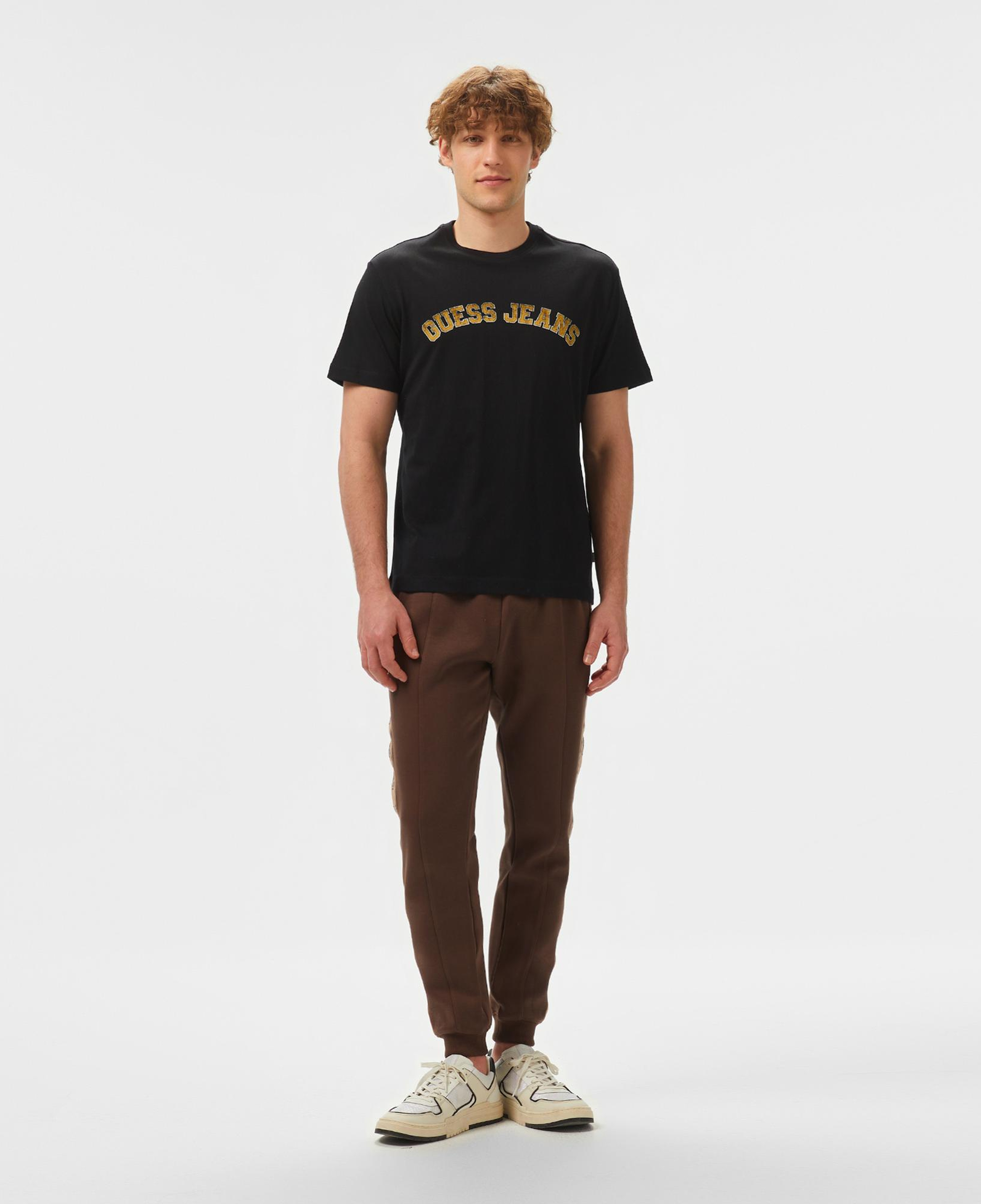 Guess Mid Organic Heavy Erkek Siyah T-Shirt