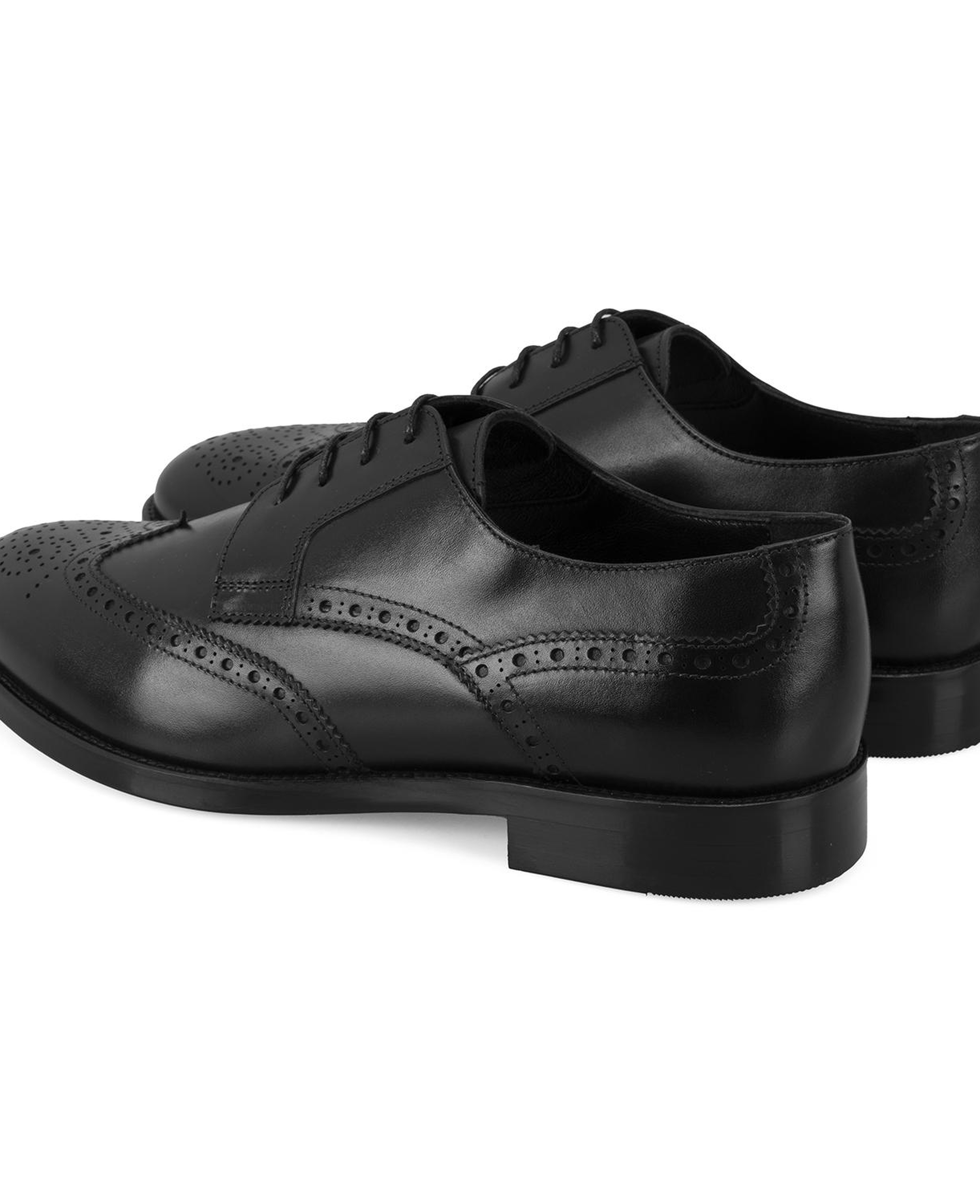 Trever Siyah Erkek Deri Klasik Ayakkabı