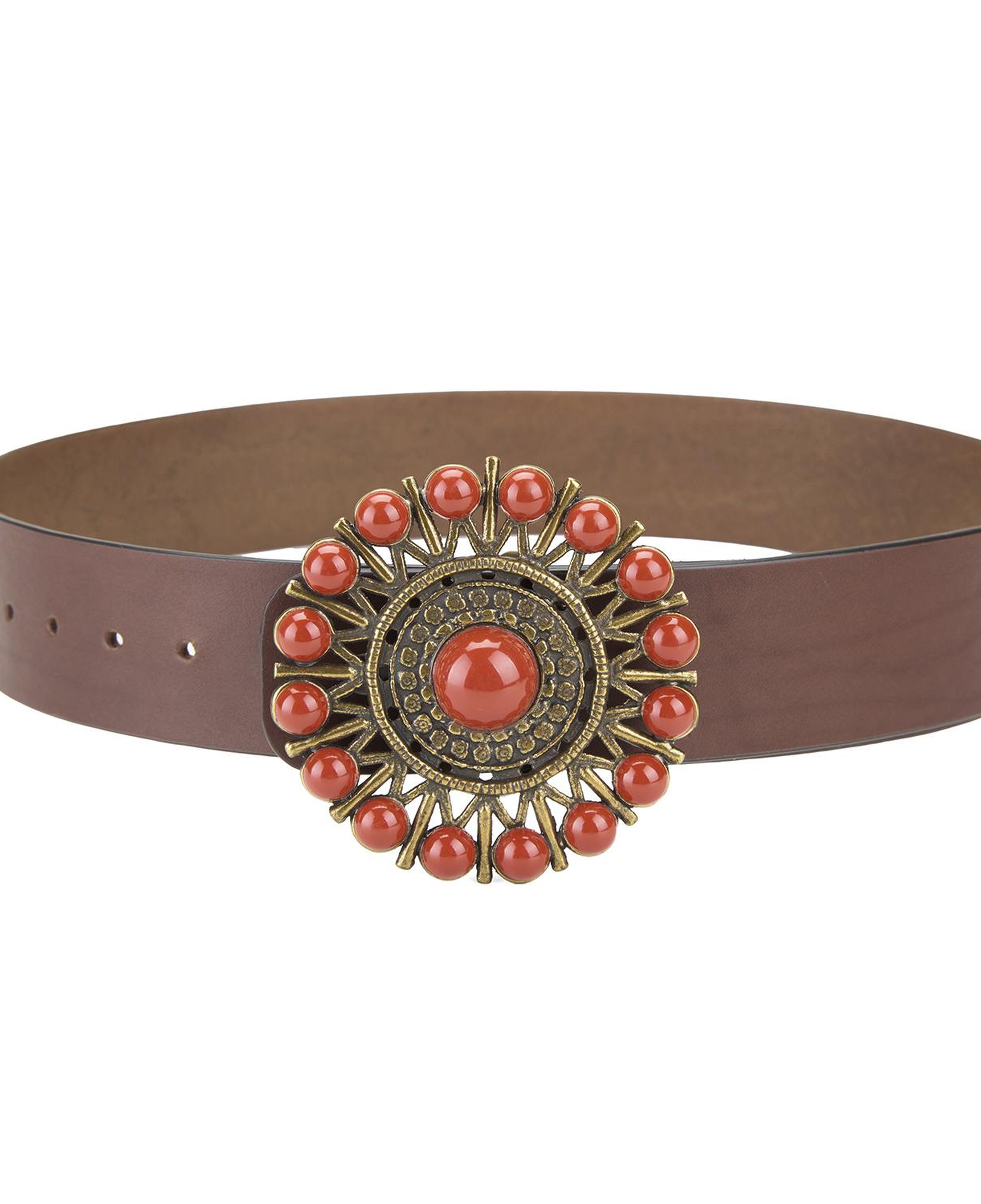 Ember Kahve Kadın Deri Kemer