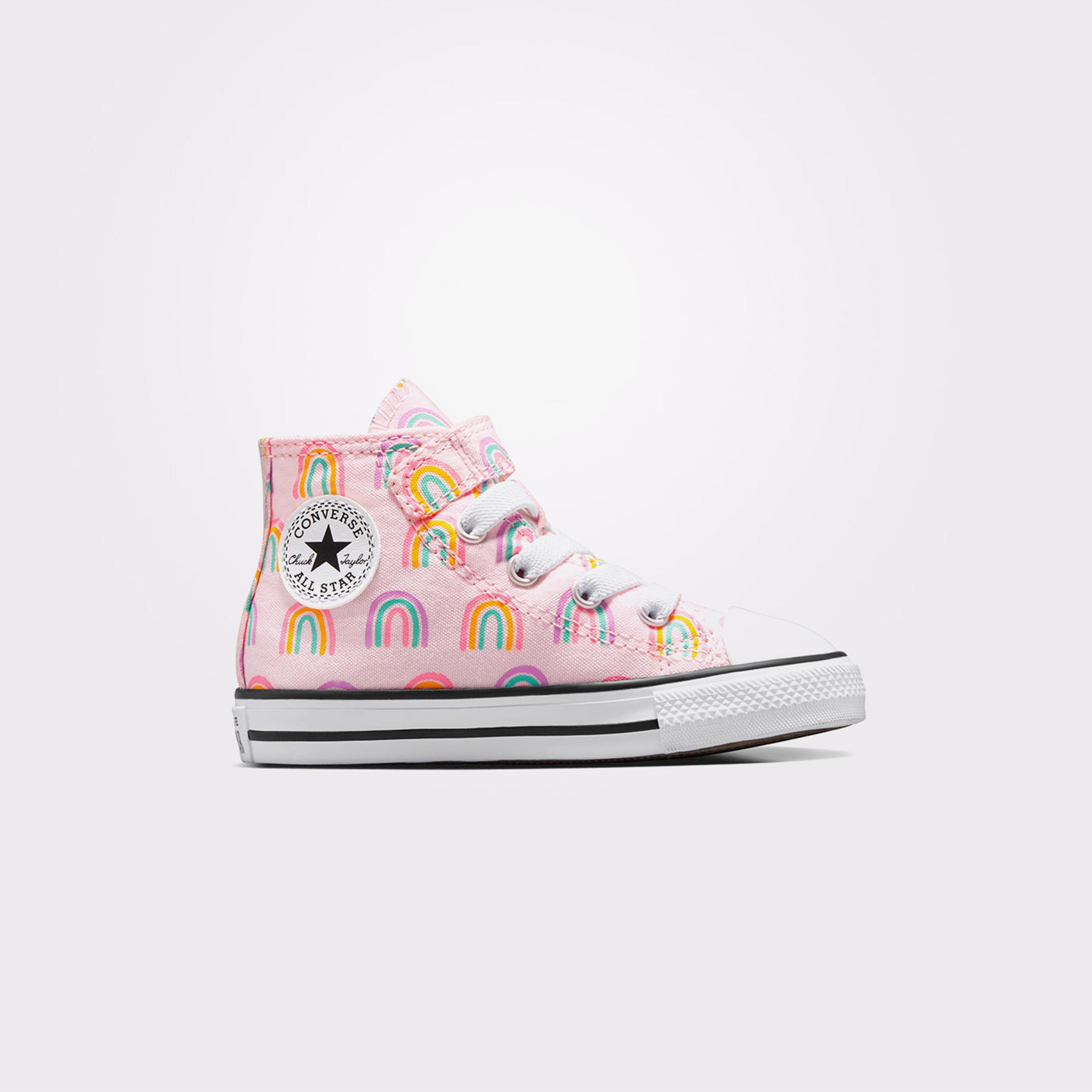 Converse Chuck Taylor All Star Easy-On Rainbows Çocuk Pembe Sneaker