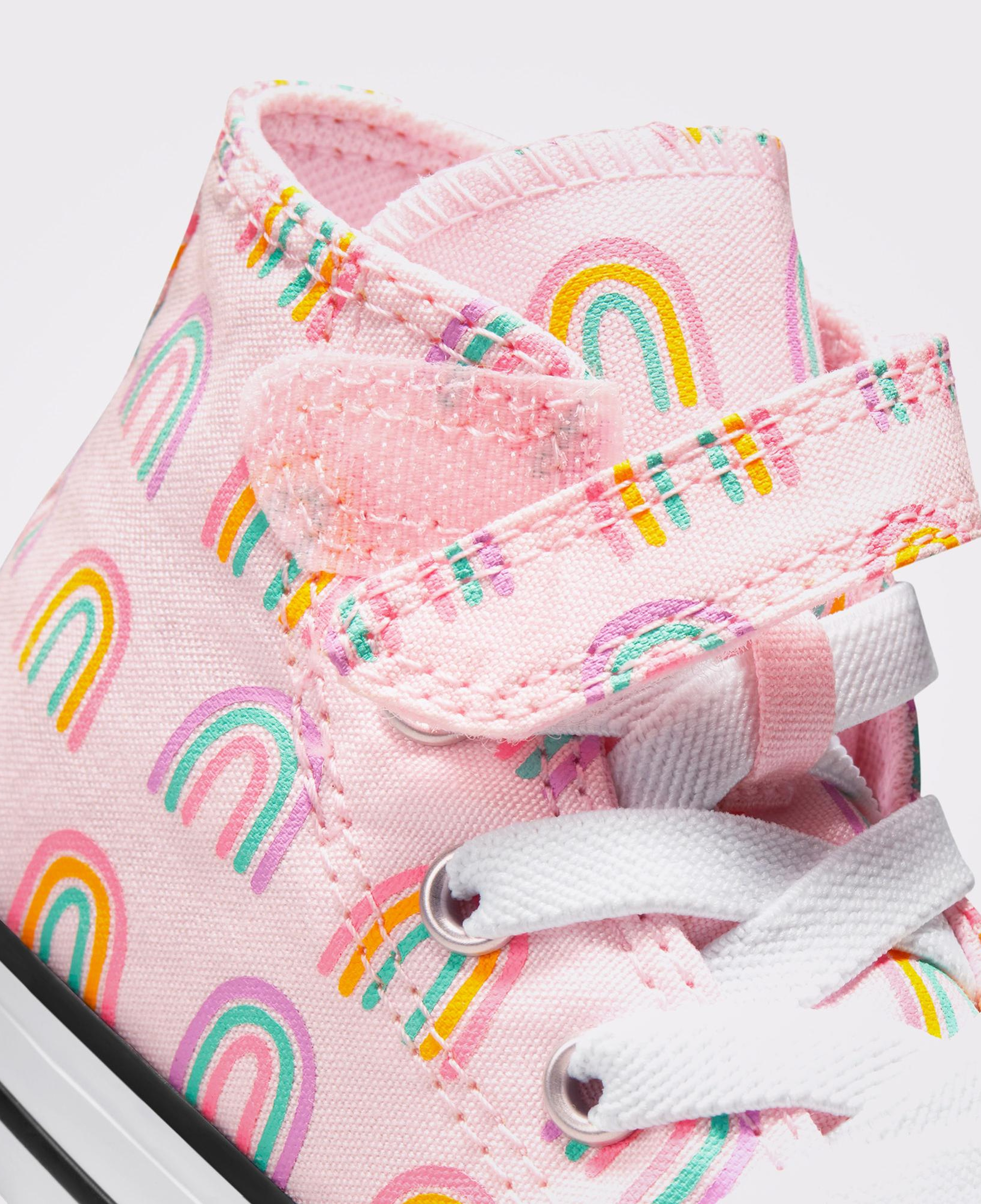Converse Chuck Taylor All Star Easy-On Rainbows Çocuk Pembe Sneaker