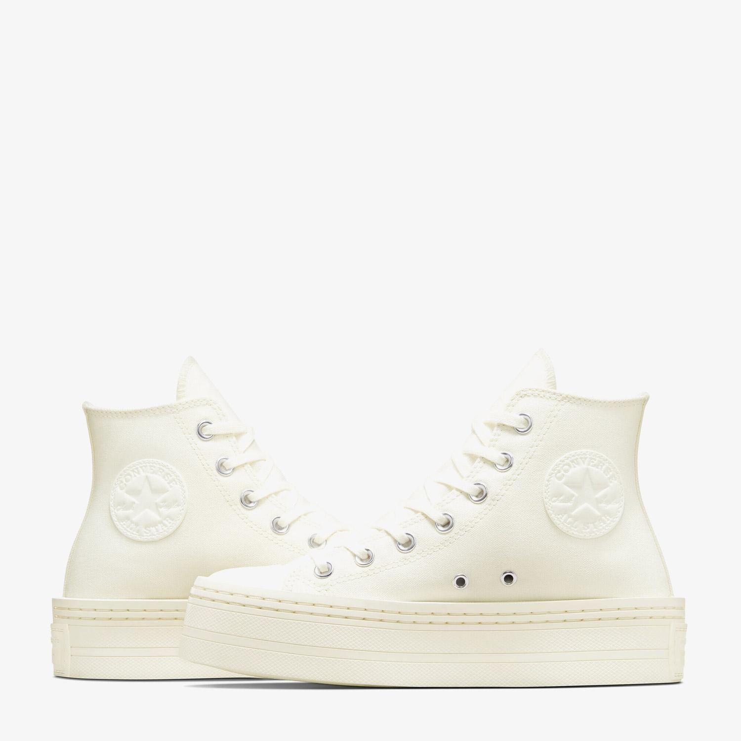 Converse Chuck Taylor All Star Modern Lift Unisex Krem Platform Sneaker