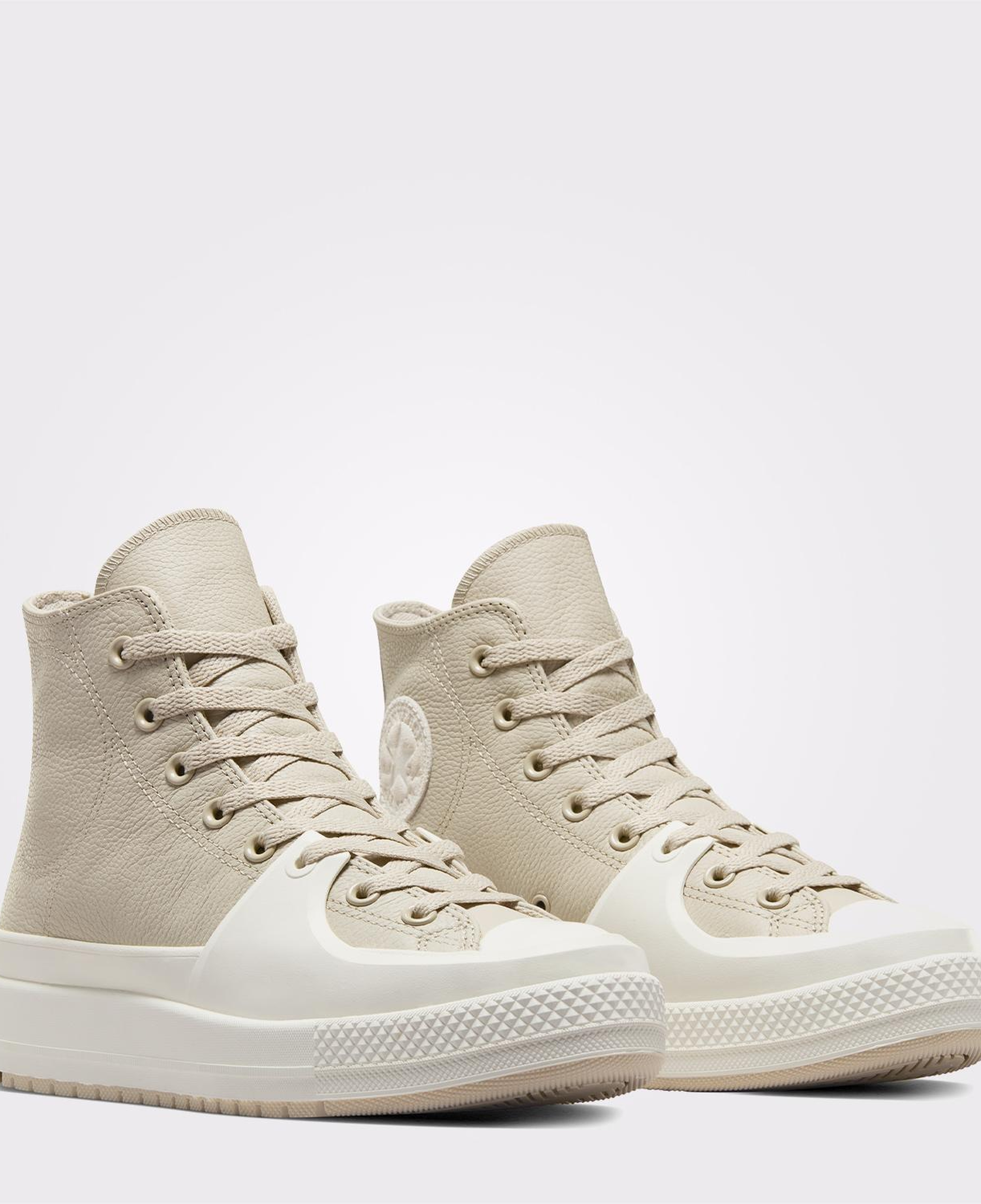 Converse Chuck Taylor All Star Construct Unisex Bej Deri Sneaker