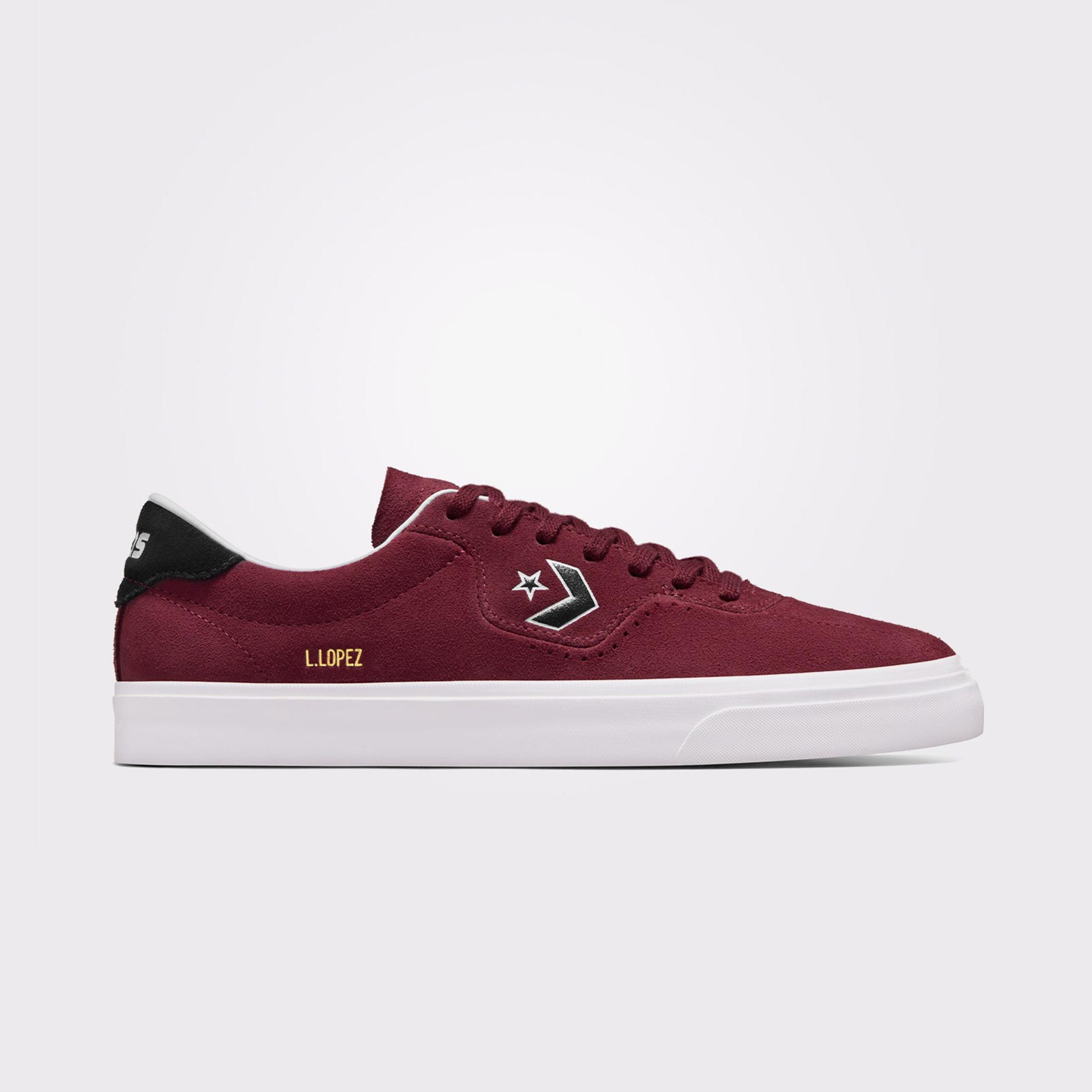 Converse Cons Louie Lopez Pro Unisex Bordo Süet Sneaker
