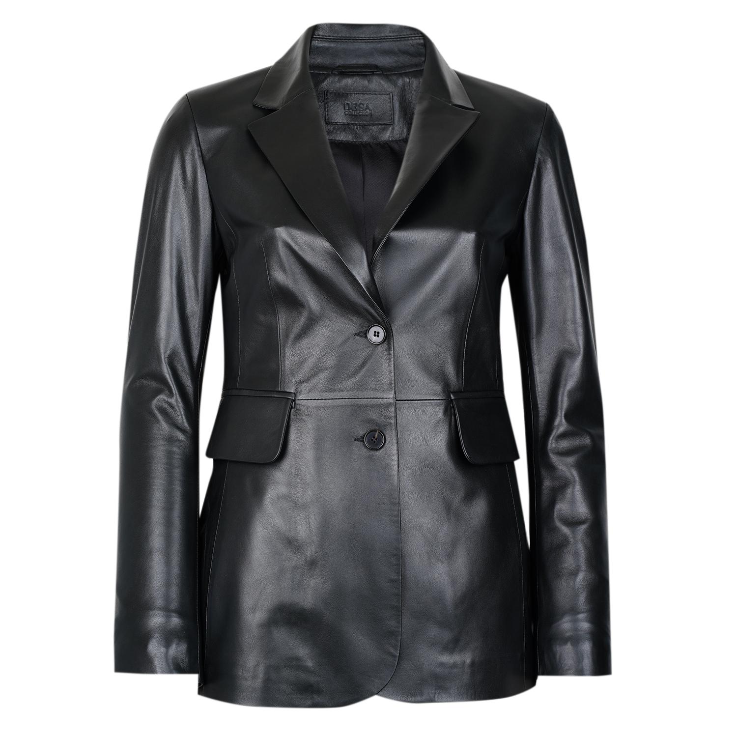 Stansie Siyah Kadın Deri Ceket