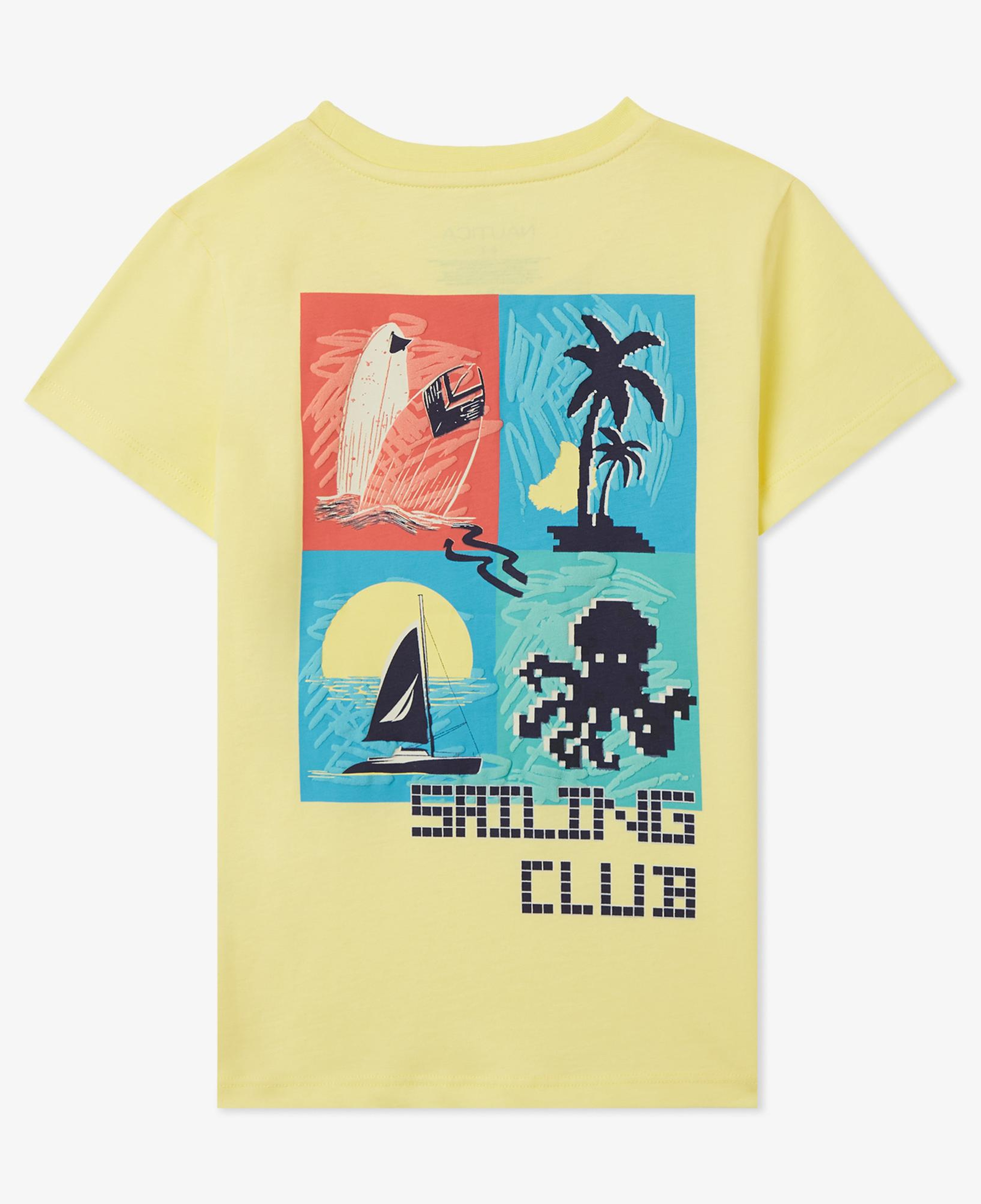 Nautica Erkek Çocuk Sarı Regular Fit Baskılı T-Shirt