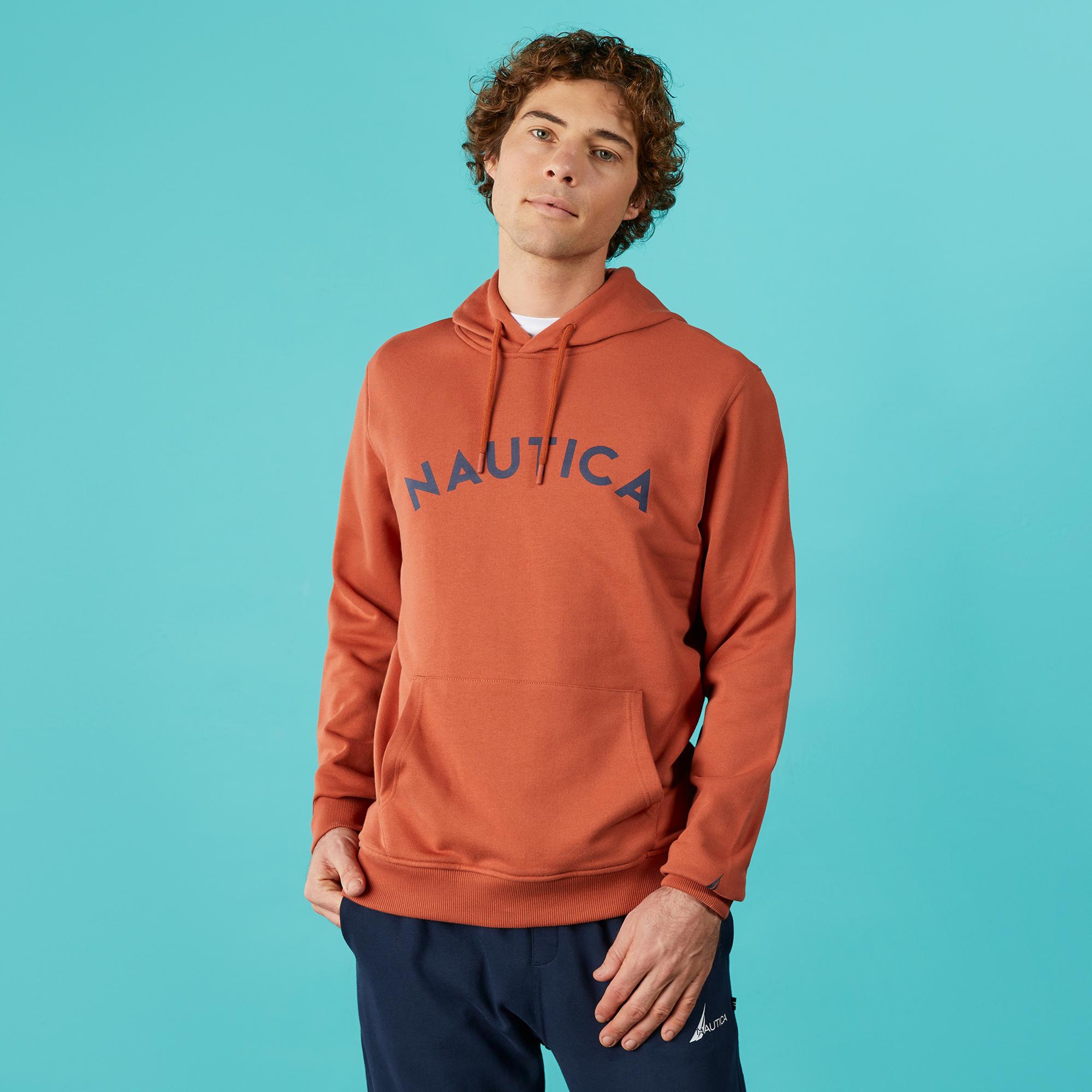 Nautica Erkek Bordo Standart Fit Sweatshirt