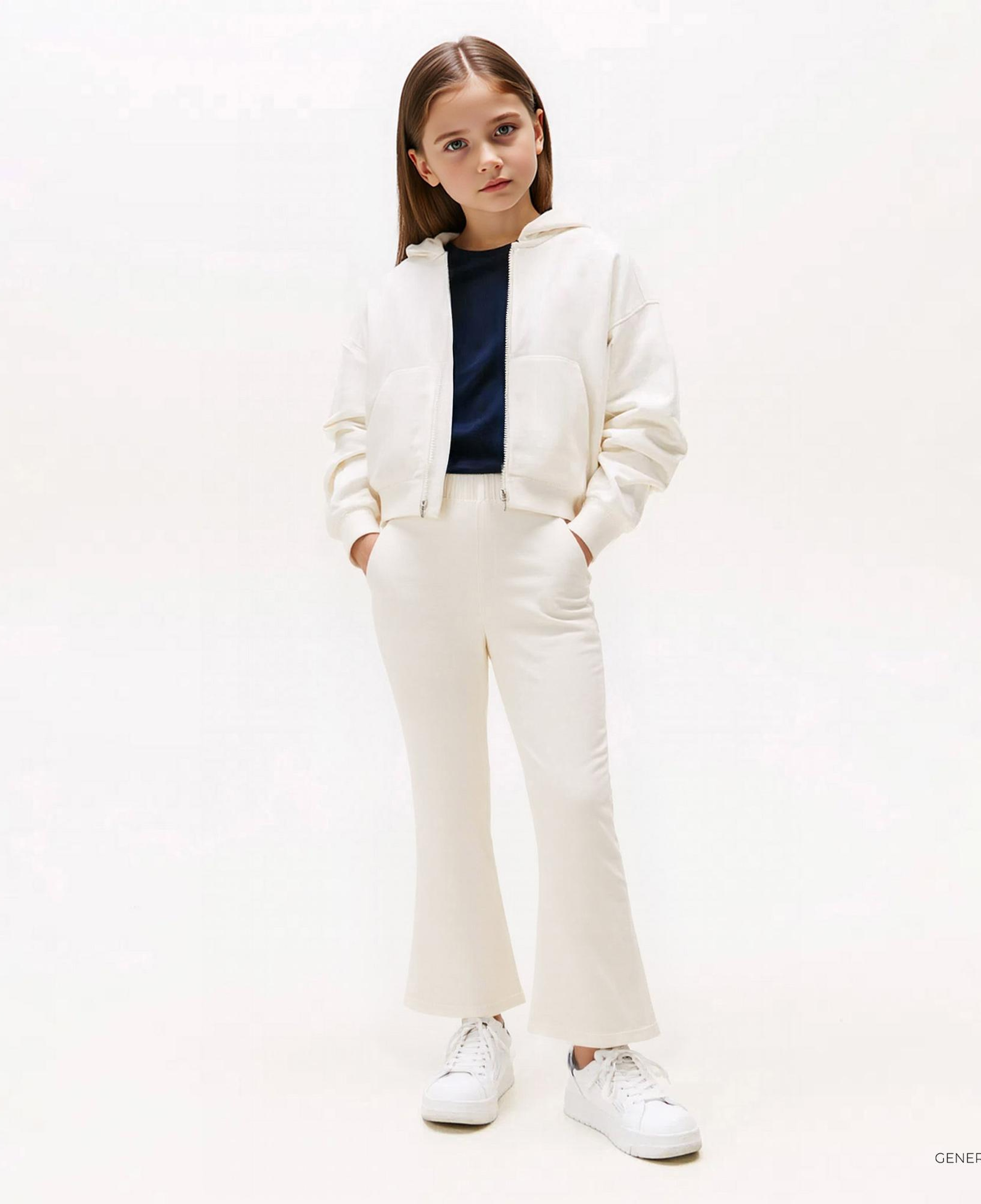 Nautica Kız Çocuk Kırık Beyaz Tayt