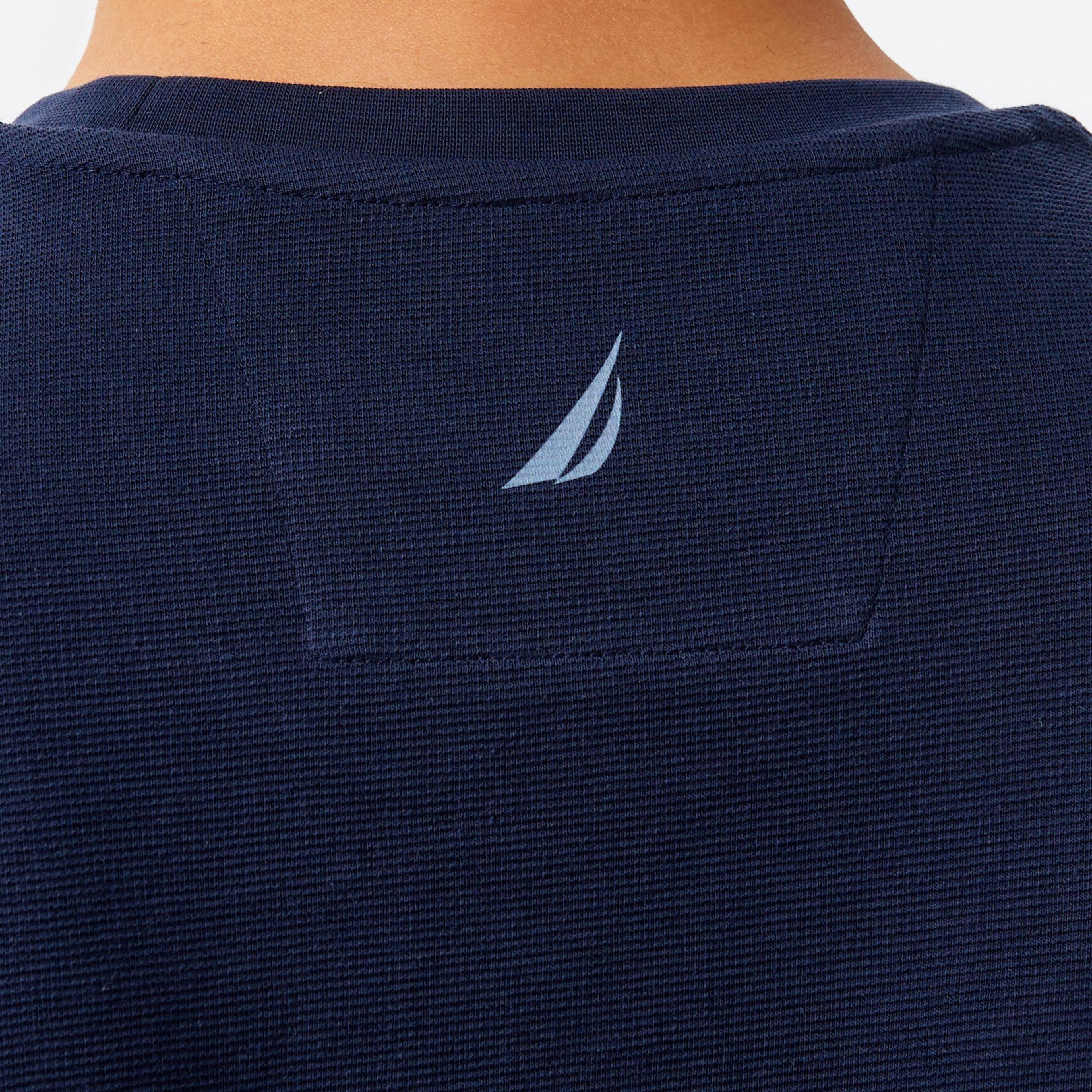 Nautica Erkek Lacivert Regular Fit Baskılı T-Shirt