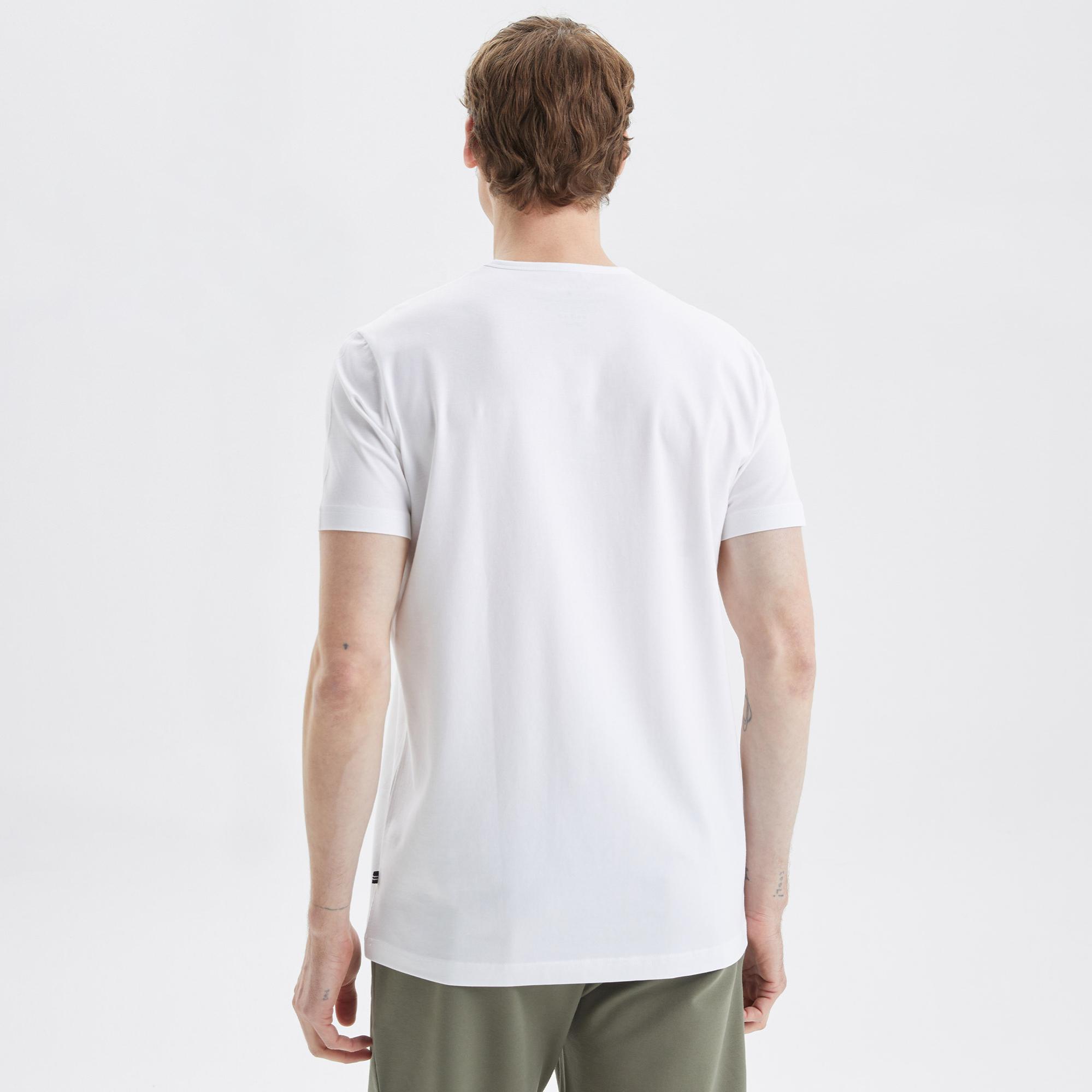 Nautica Erkek Beyaz T-Shirt