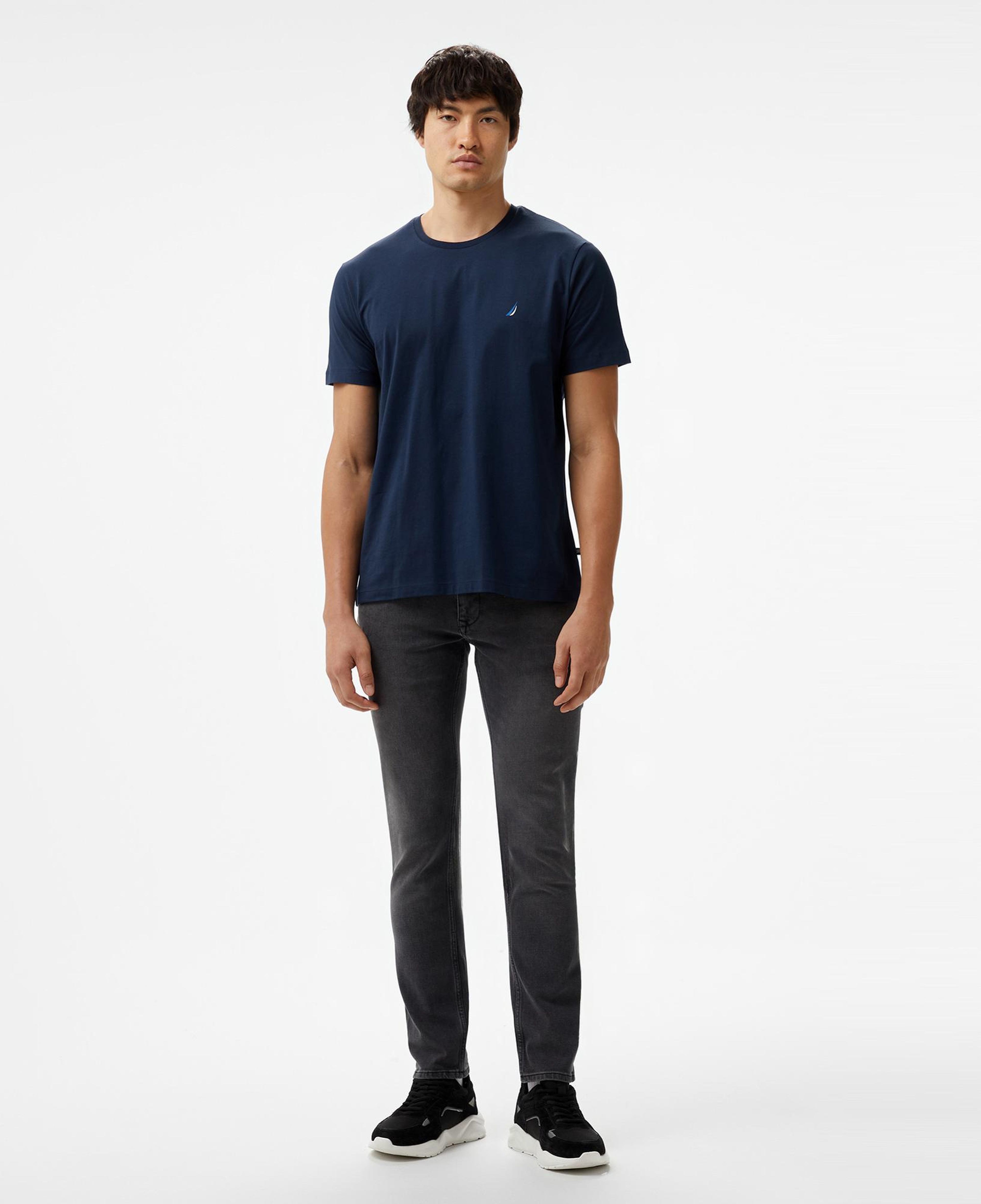 Nautica Erkek Lacivert Standart Fit T-Shirt