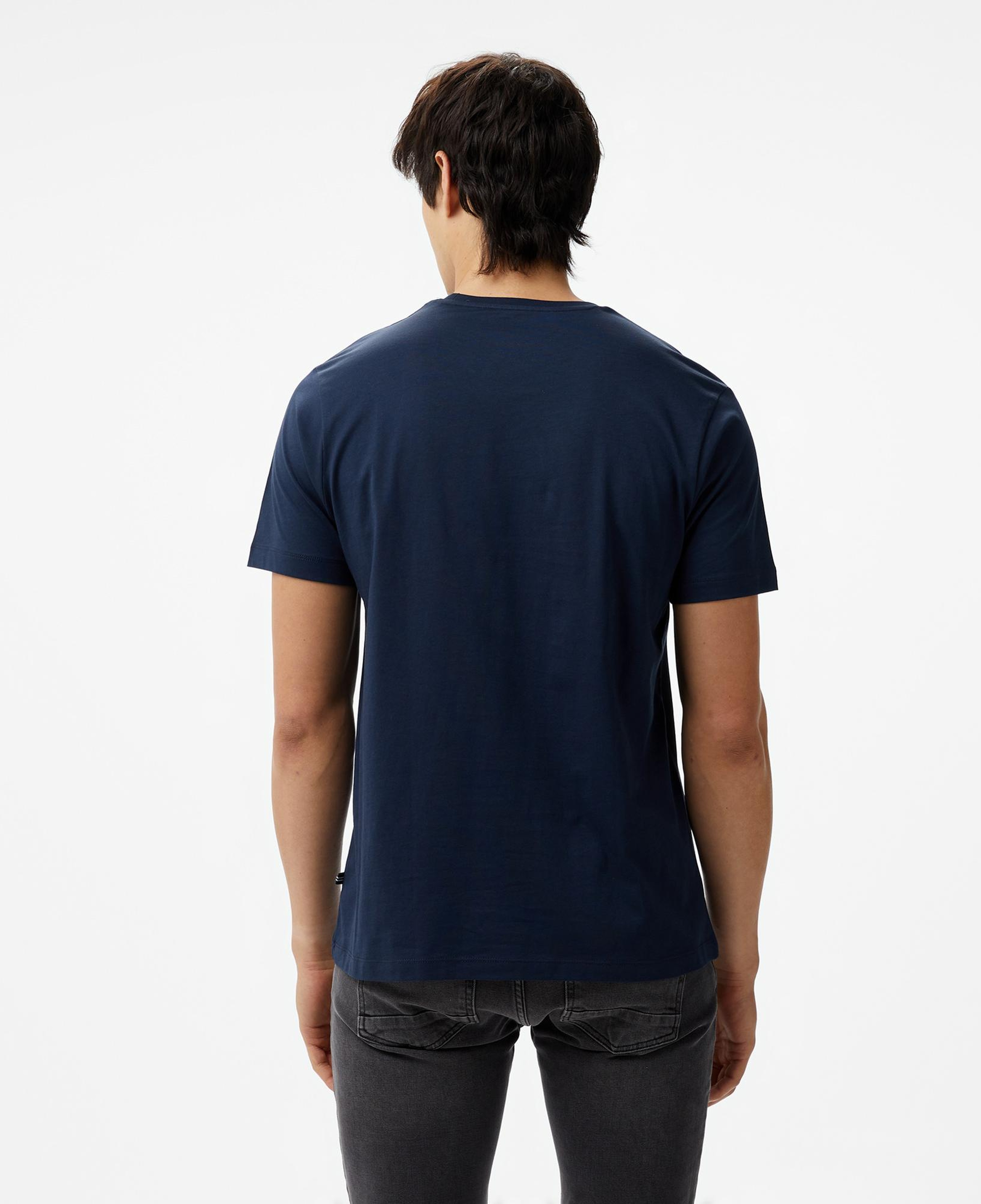Nautica Erkek Lacivert Standart Fit T-Shirt