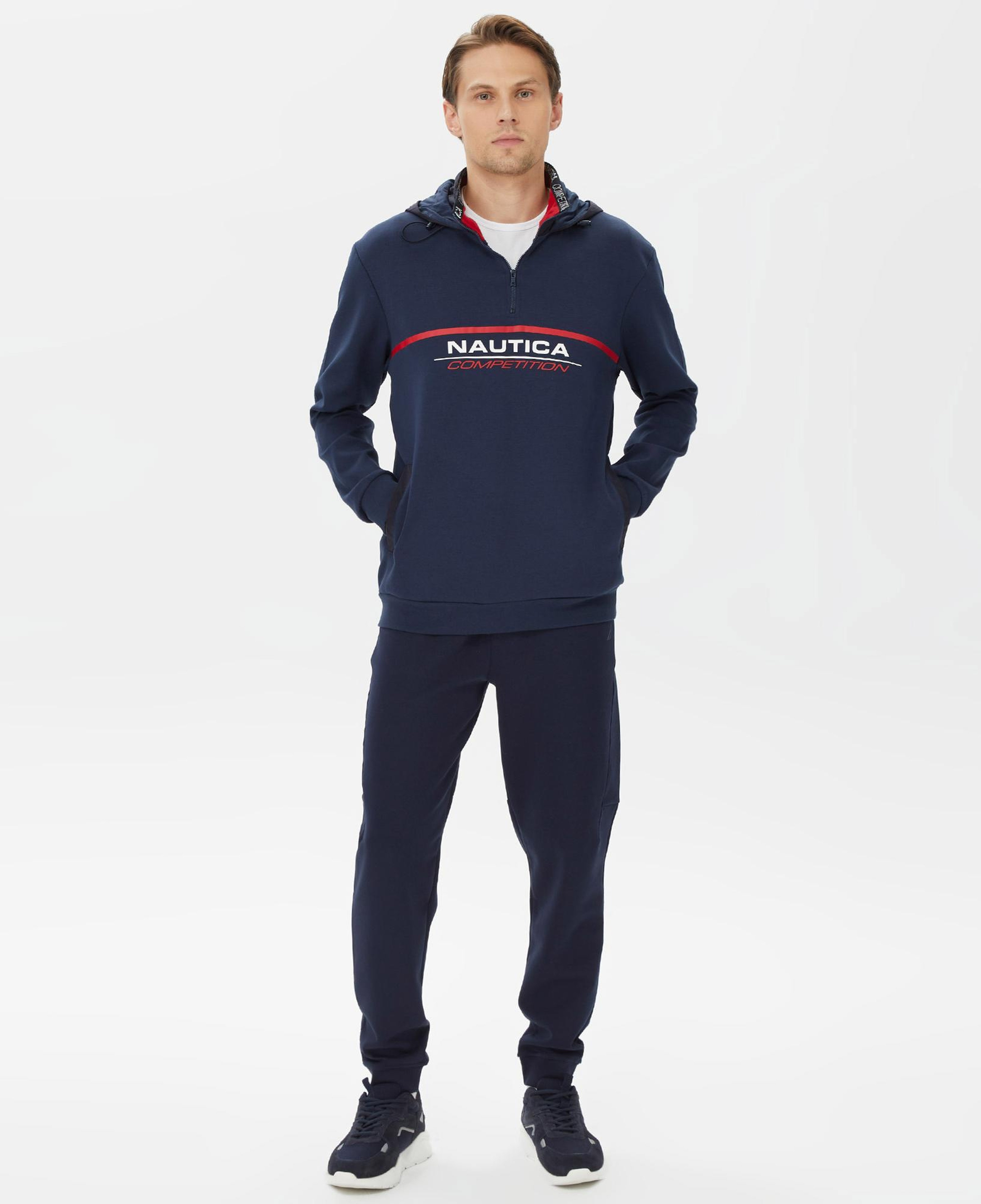 Nautica Erkek Lacivert Standart Fit Sweatshirt