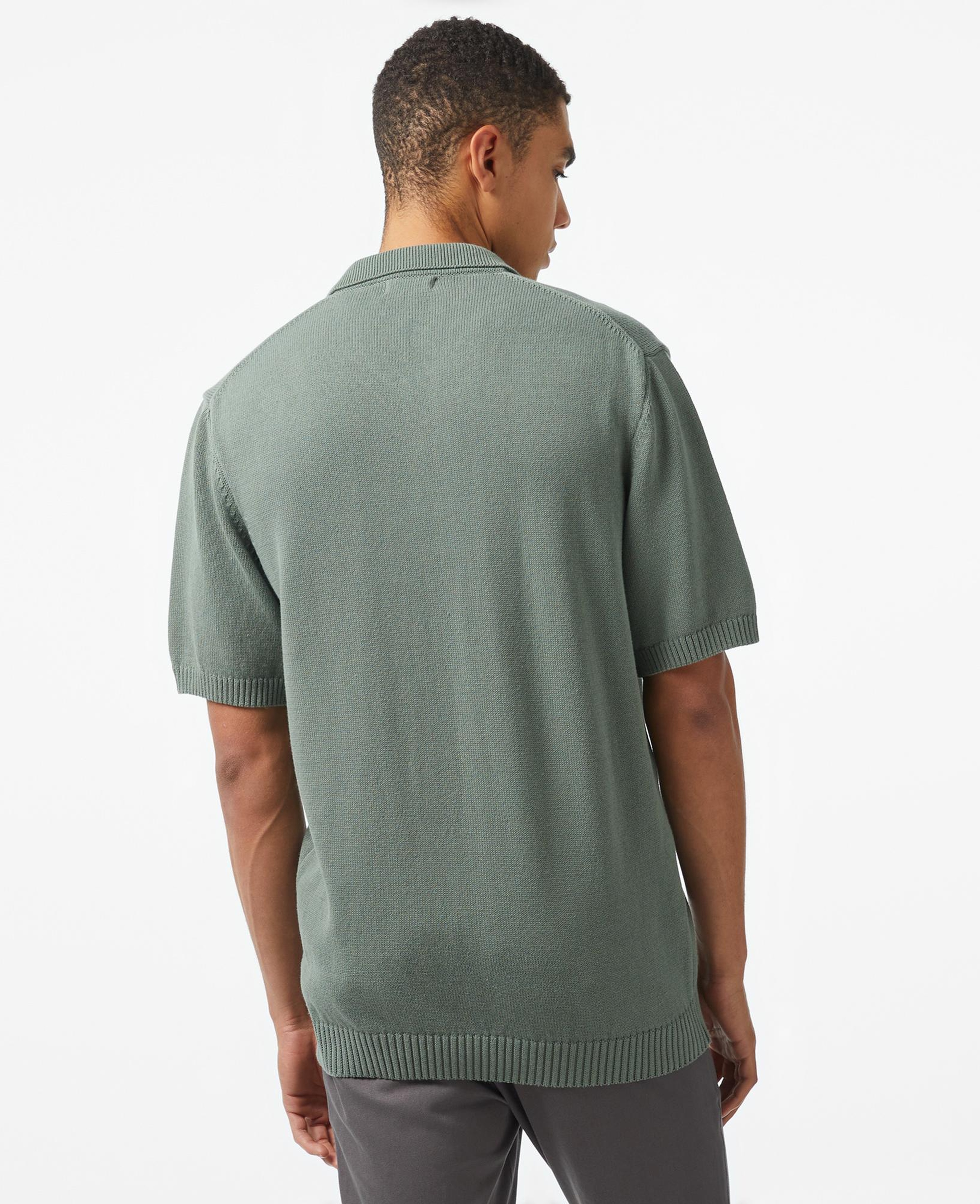 Nautica Erkek Yeşil Classic Fit Kısa Kollu Triko