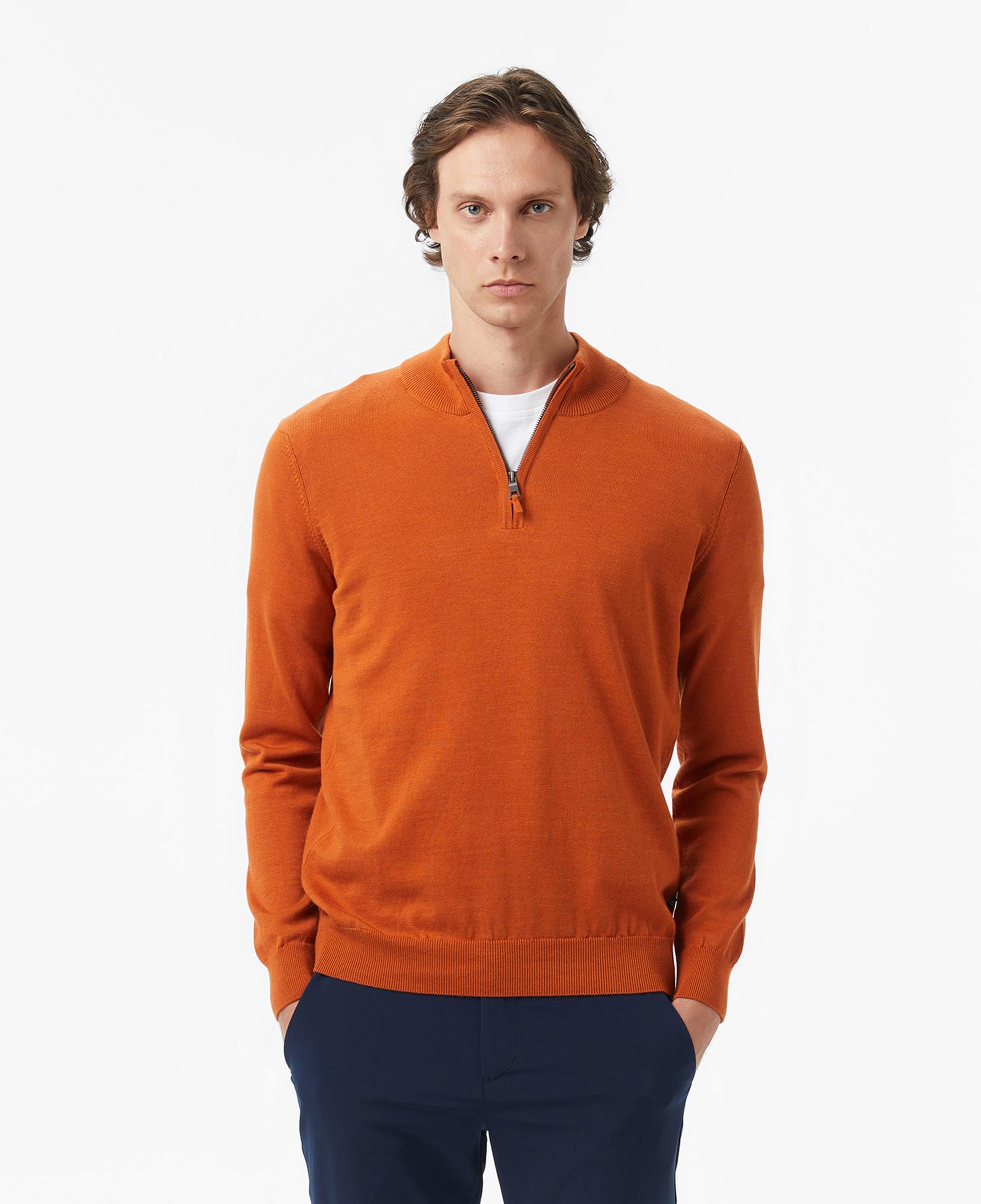 Nautica Erkek Turuncu Classic Fit Kazak