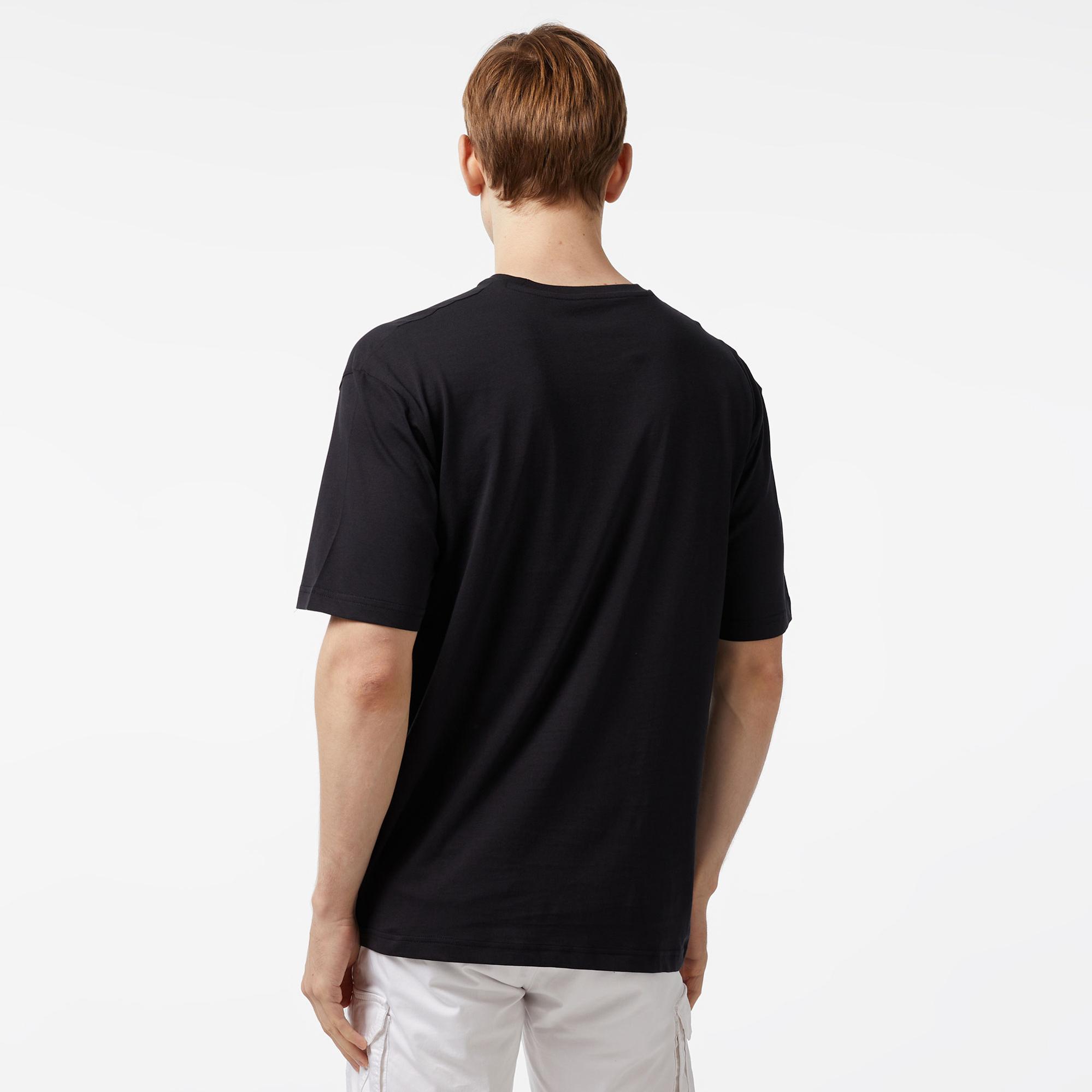 Nautica Erkek Siyah Oversize T-Shirt
