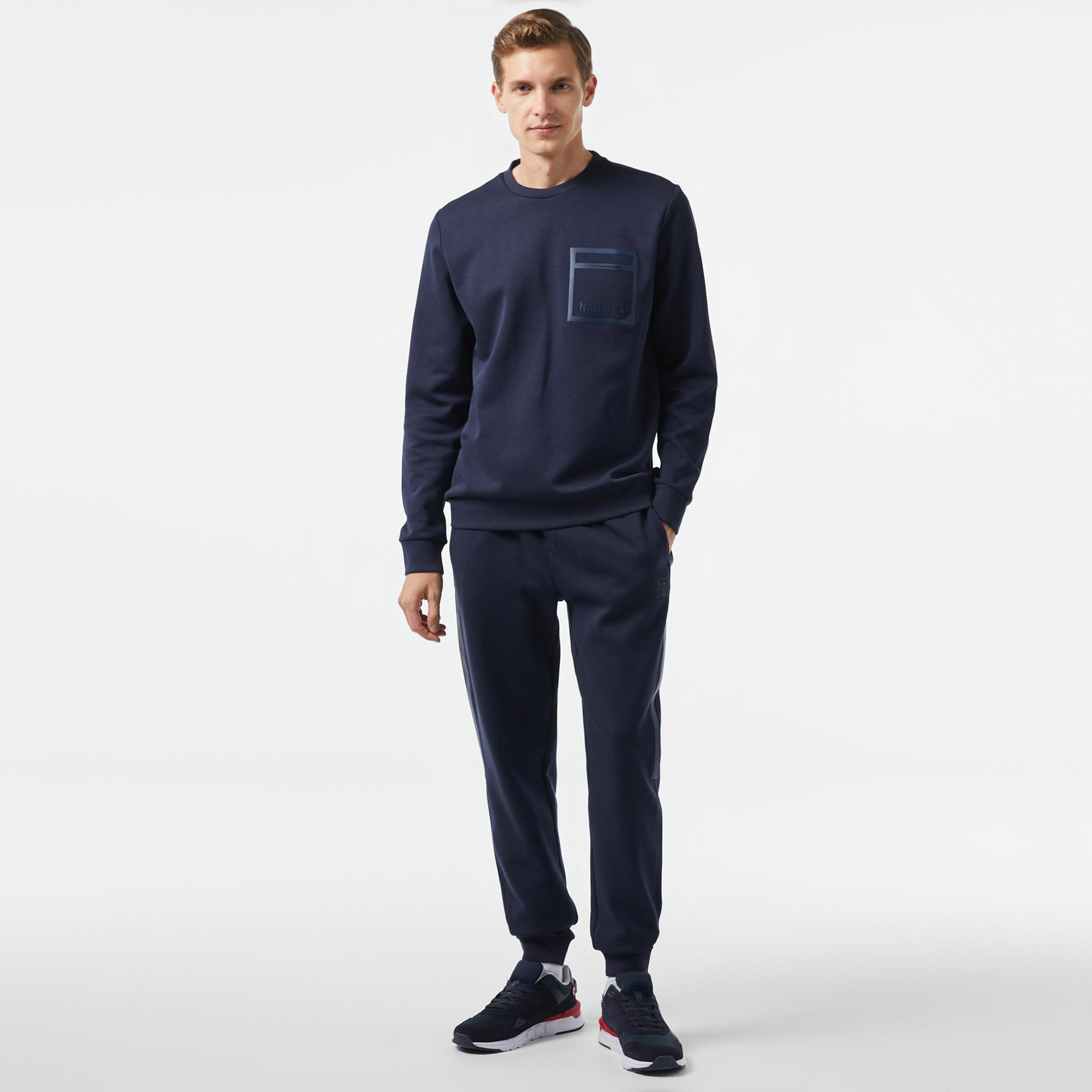 Nautica Erkek Lacivert Regular Fit Sweatshirt