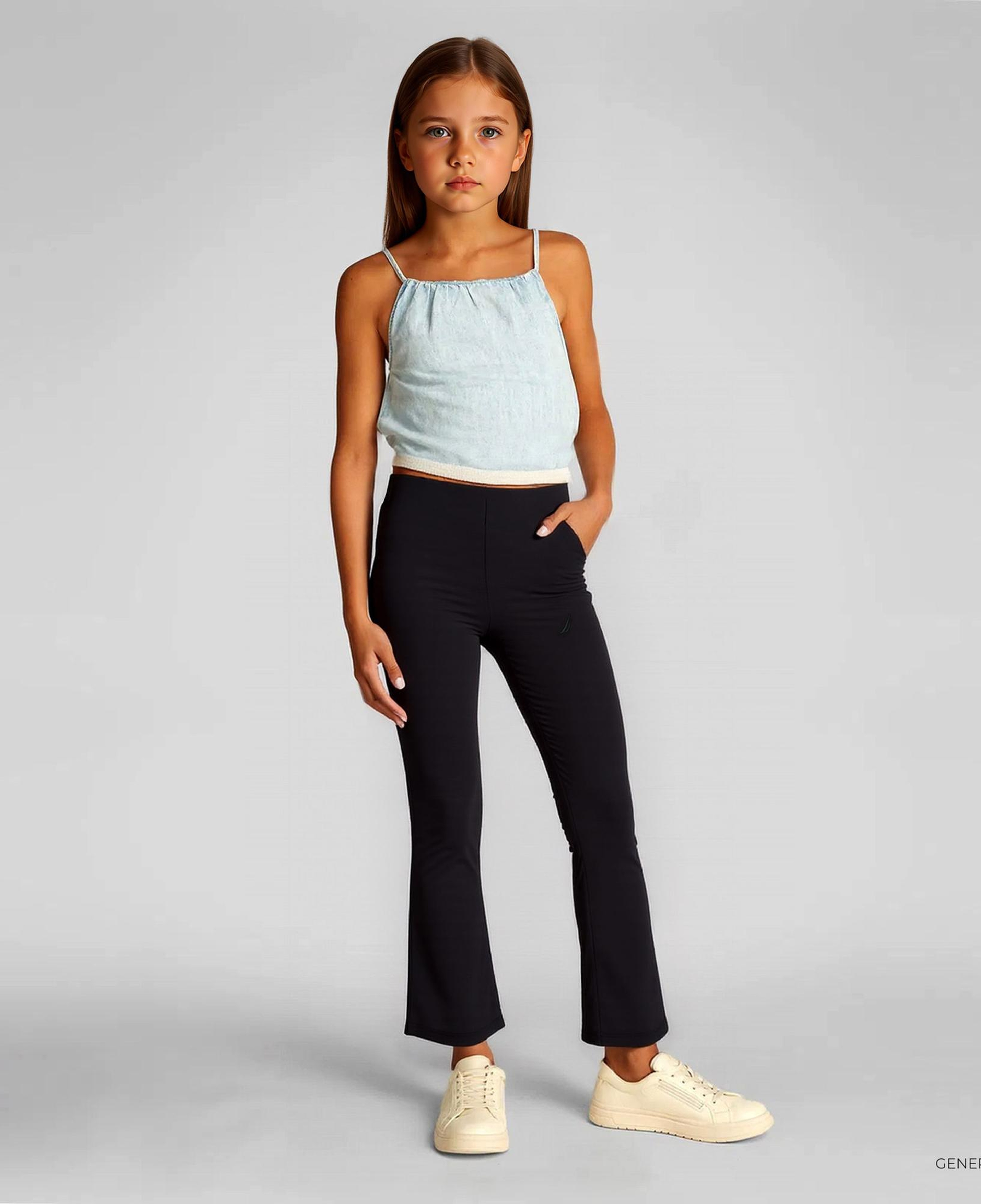 Nautica Kız Çocuk Siyah Tayt