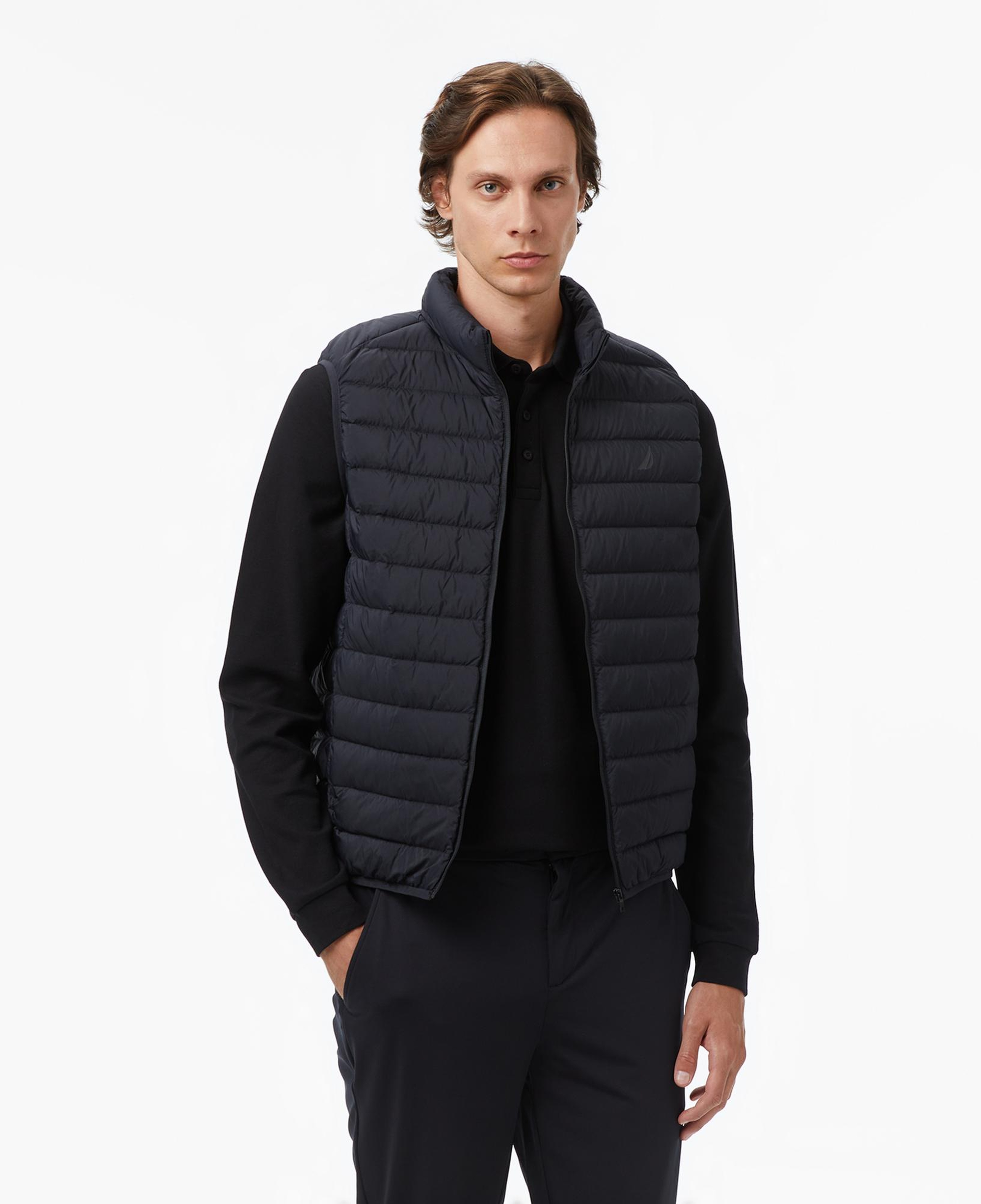 Nautica Erkek Siyah Su İtici Özellikli Yelek