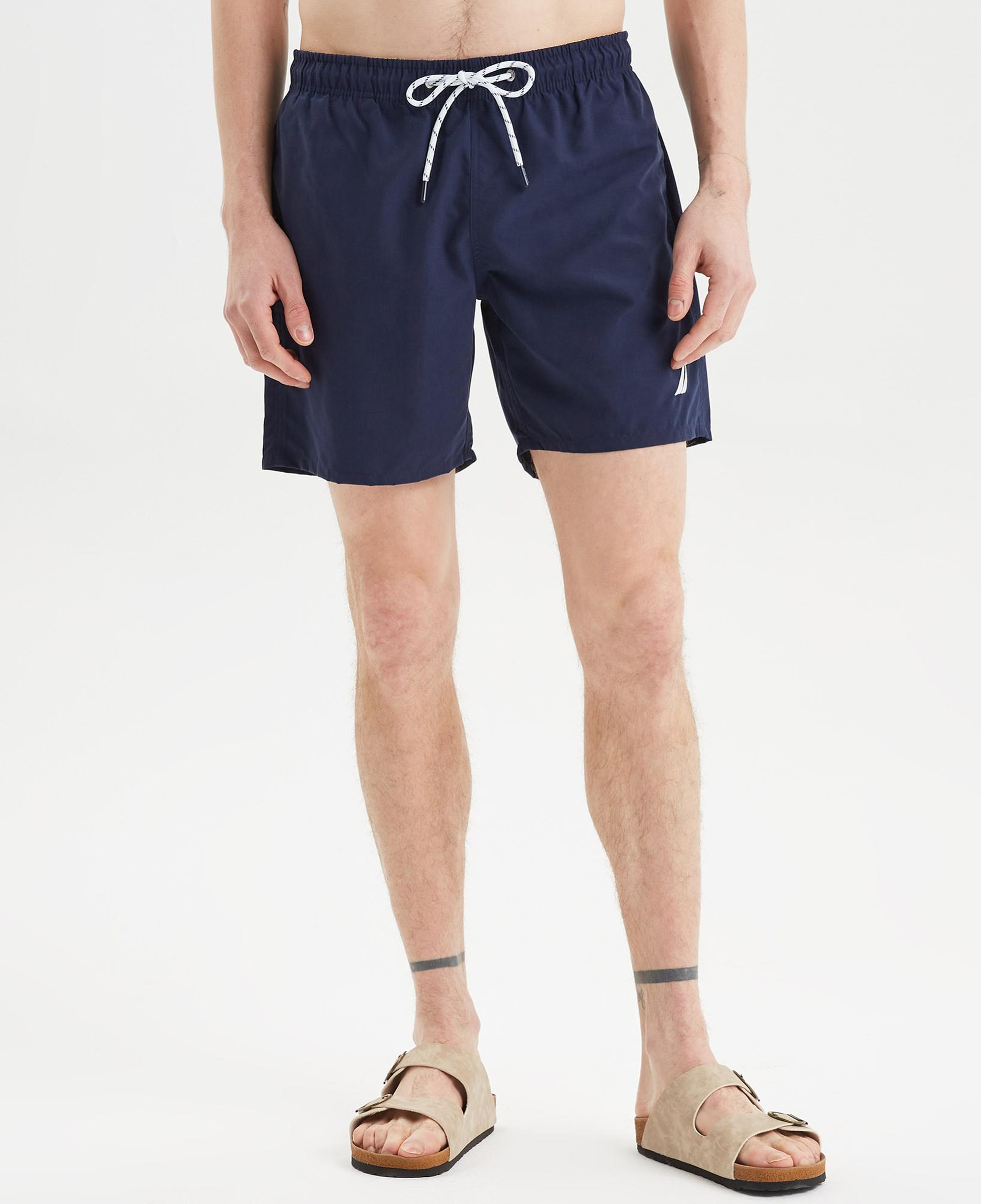 Nautica Erkek Lacivert Regular Fit Deniz Şortu