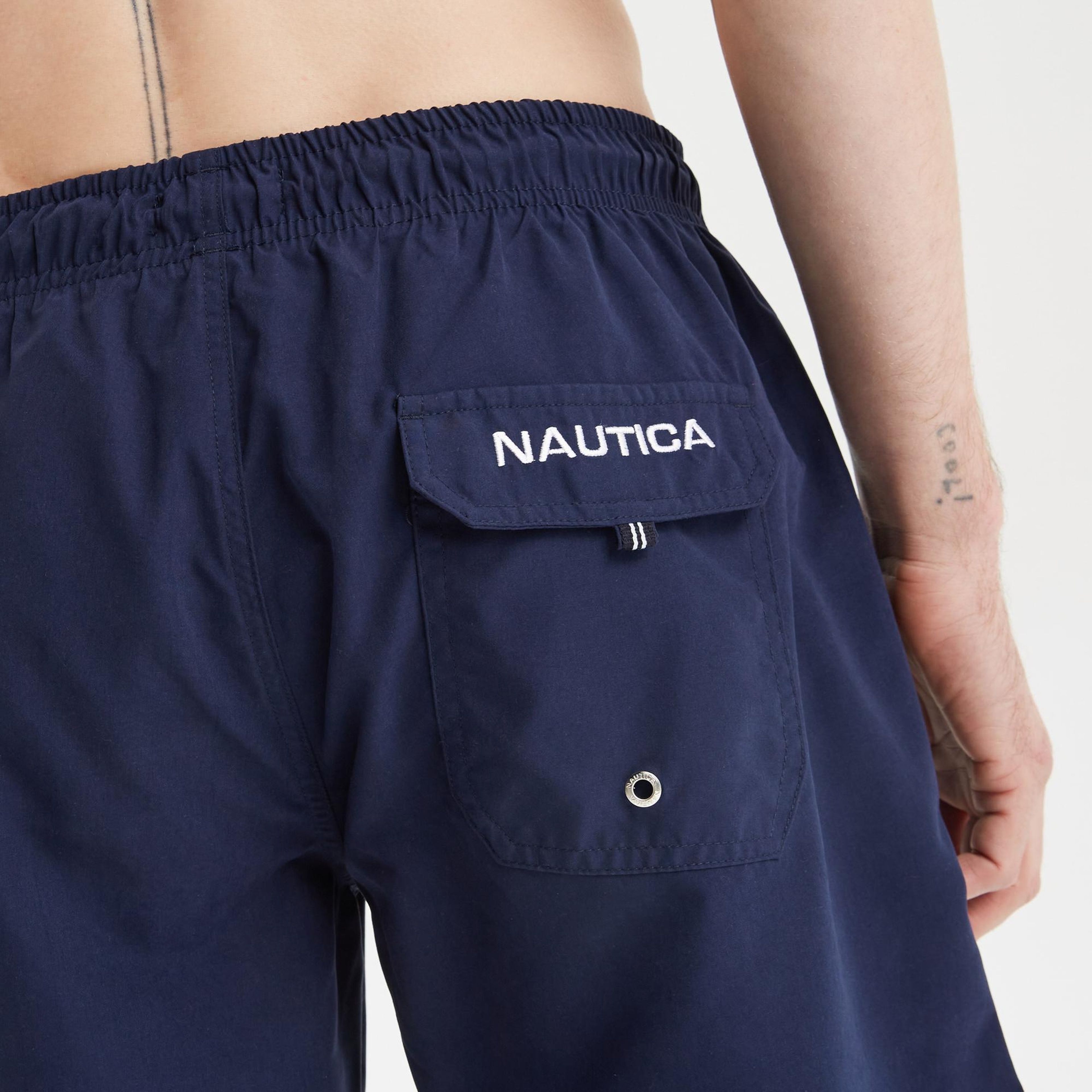 Nautica Erkek Lacivert Regular Fit Deniz Şortu