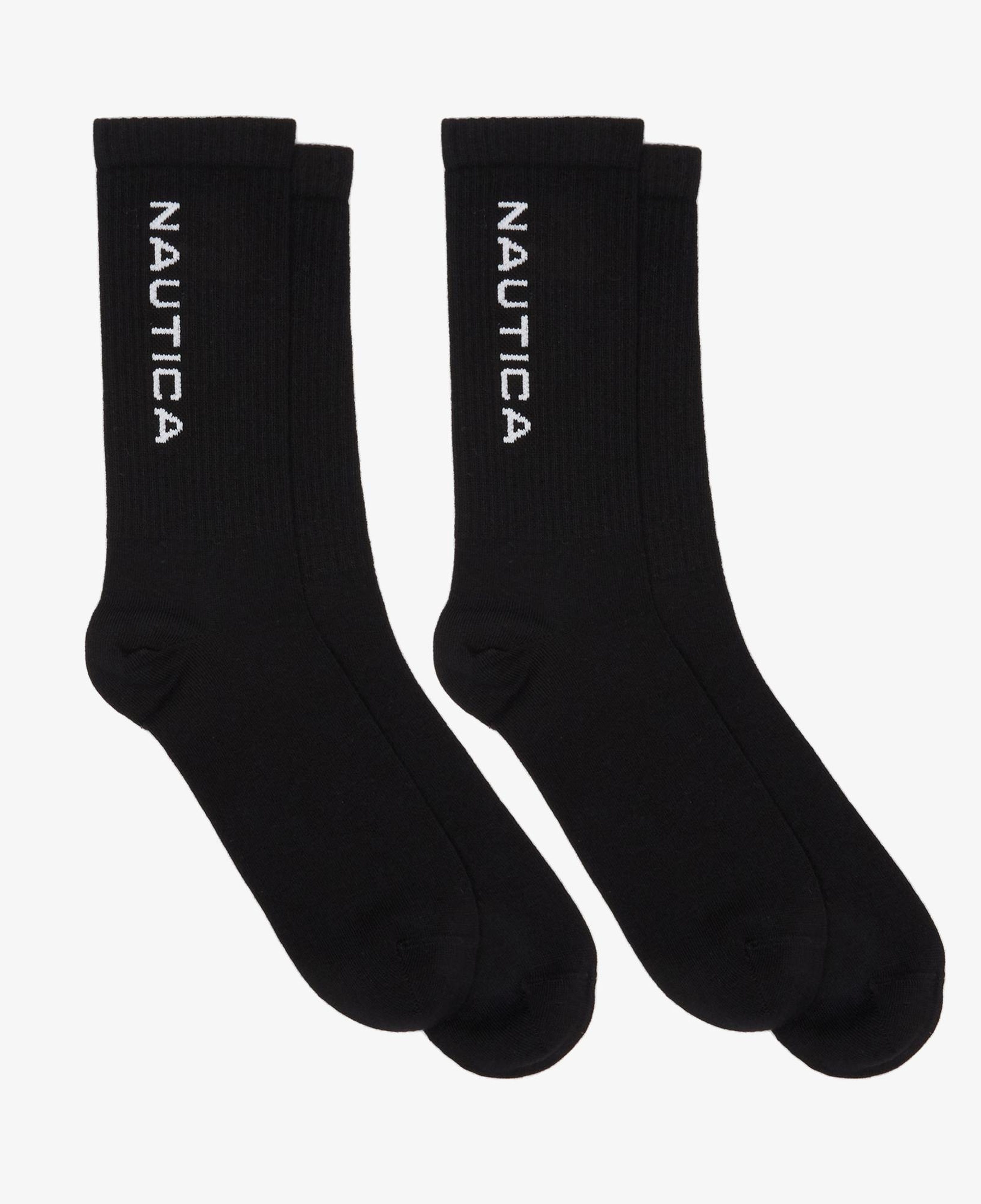 Nautica Unisex Siyah 2'li Çorap