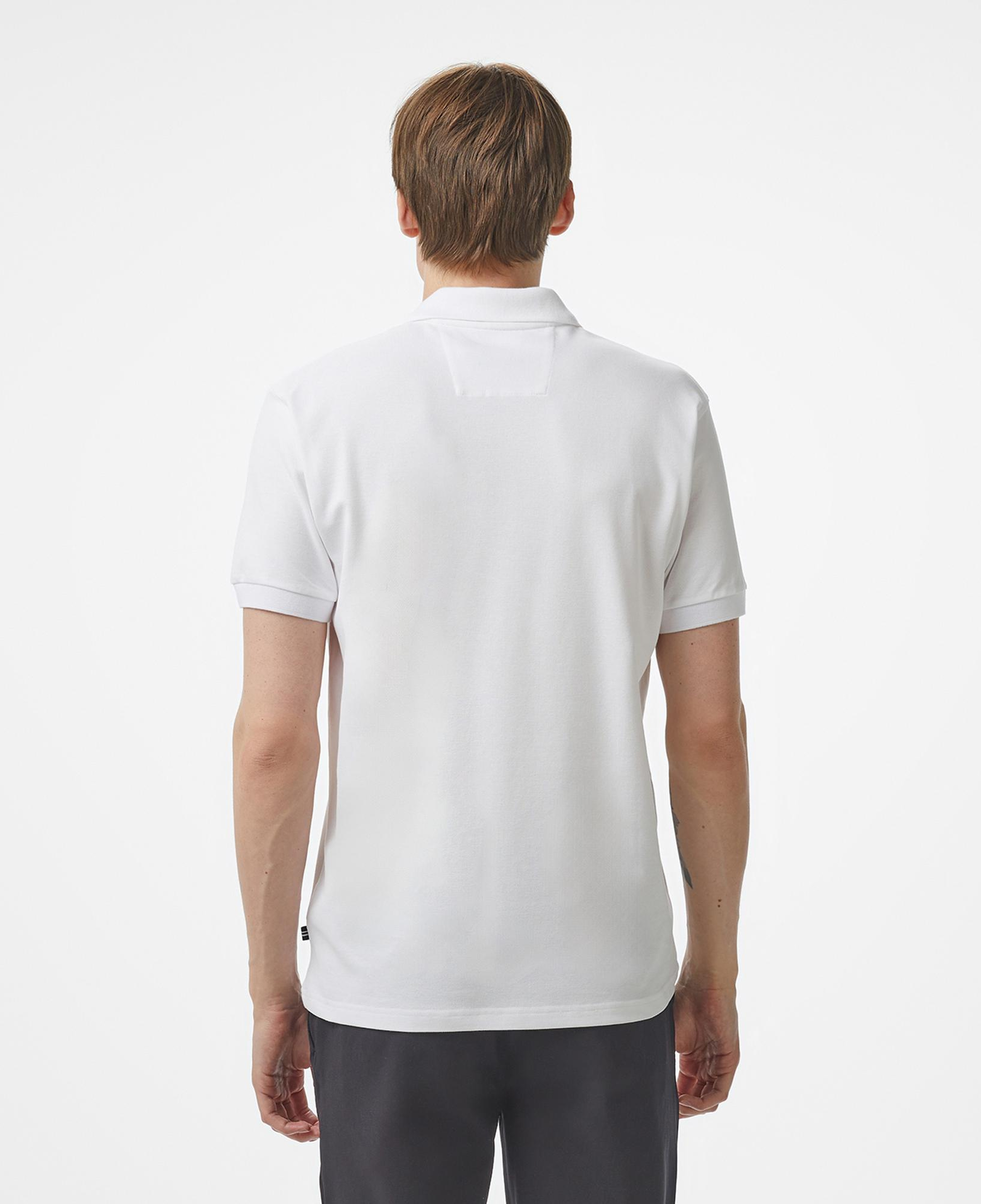 Nautica Erkek Beyaz Classic Fit Polo Yaka T-Shirt