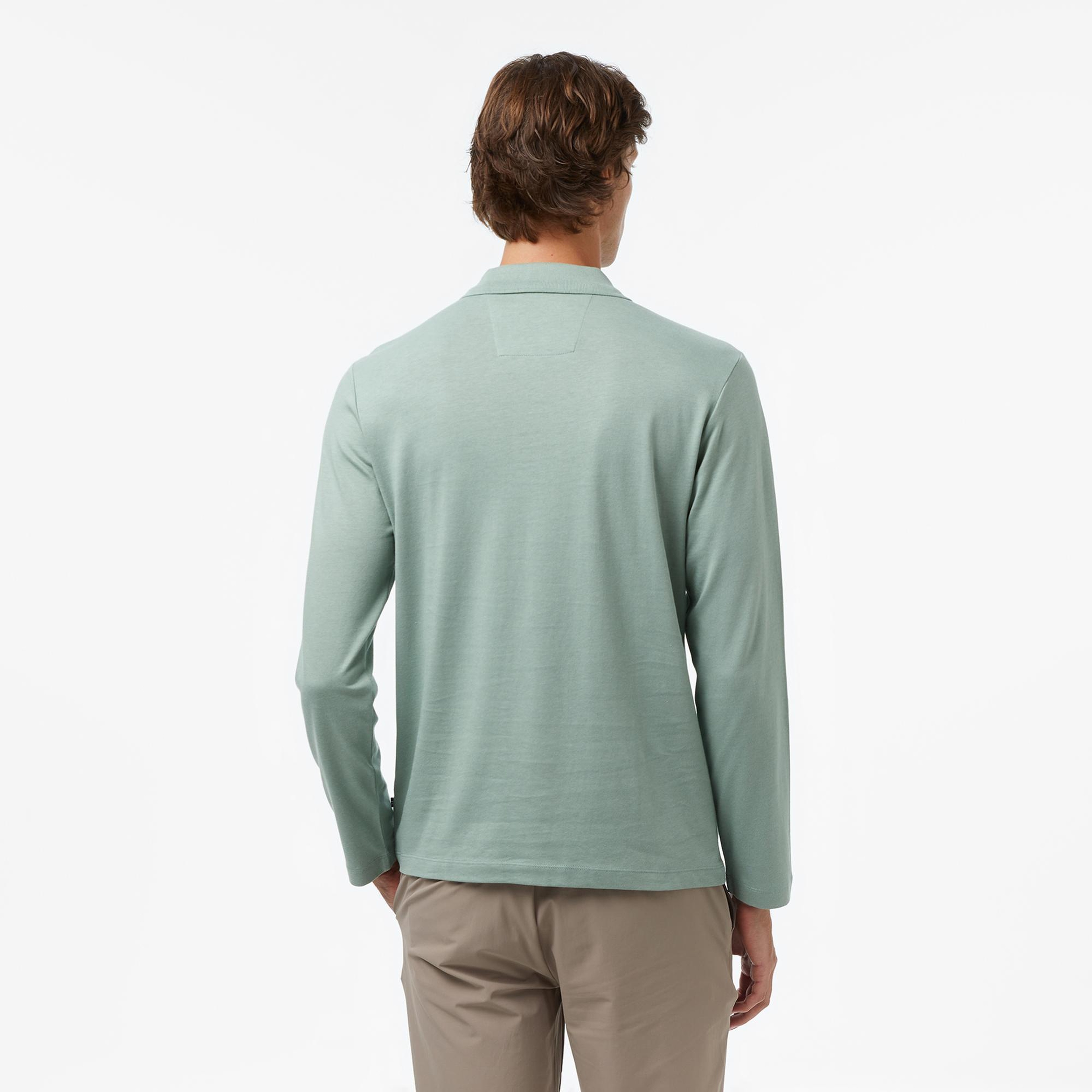 Nautica Erkek Yeşil Classic Fit Polo Yaka T-Shirt