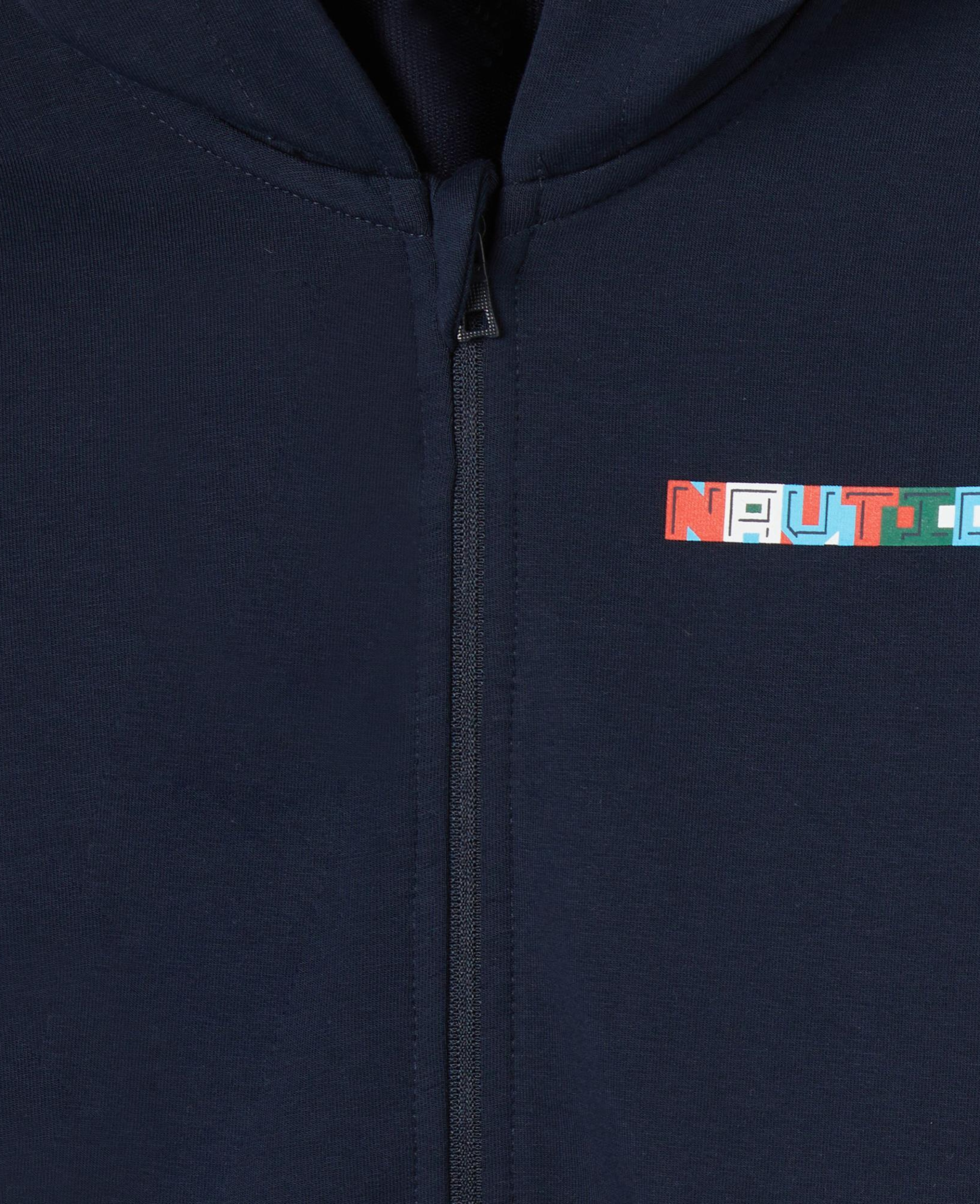 Nautica Erkek Çocuk Lacivert Regular Fit Kapüşonlu Sweatshirt