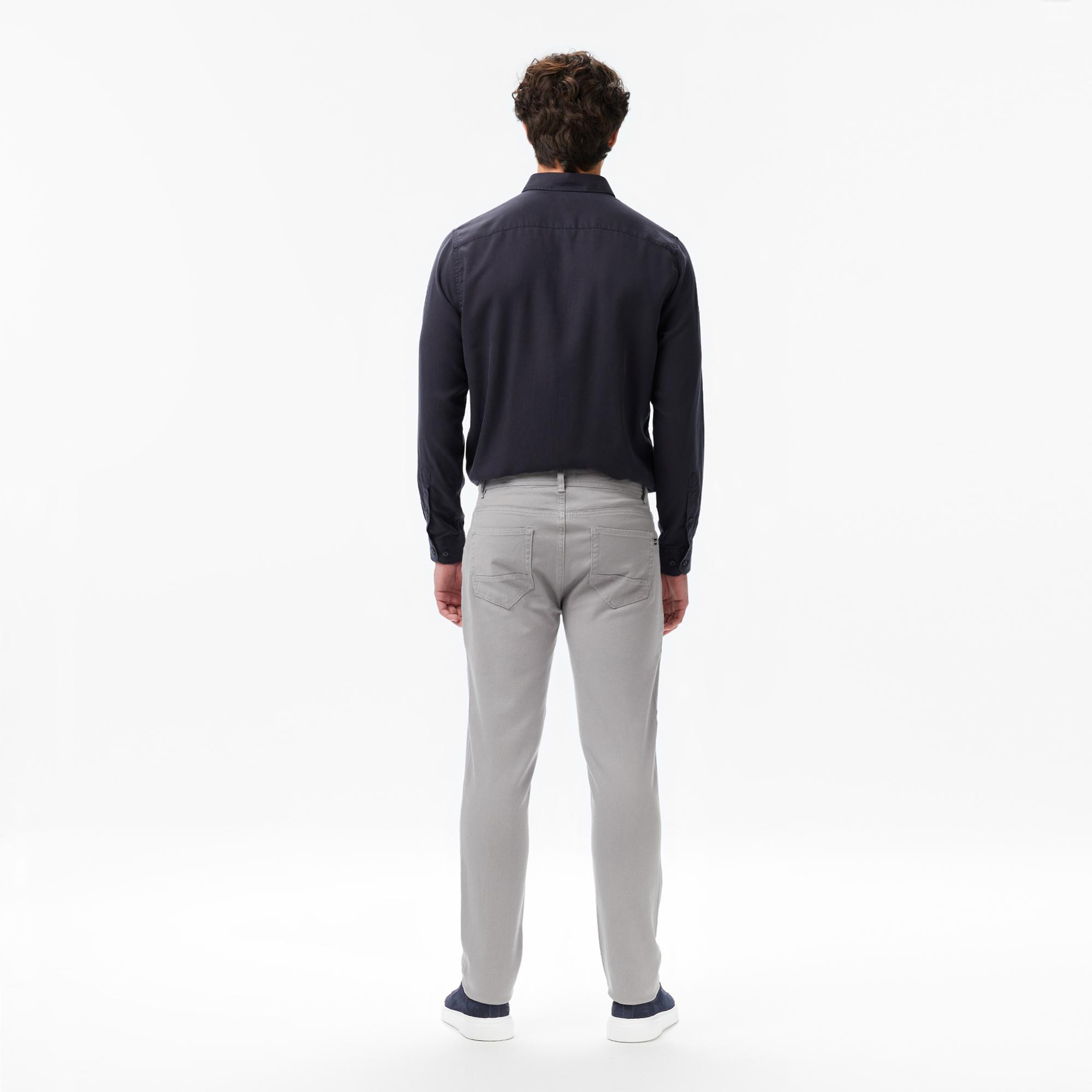 Nautica Erkek Gri Slim Fit Pantolon