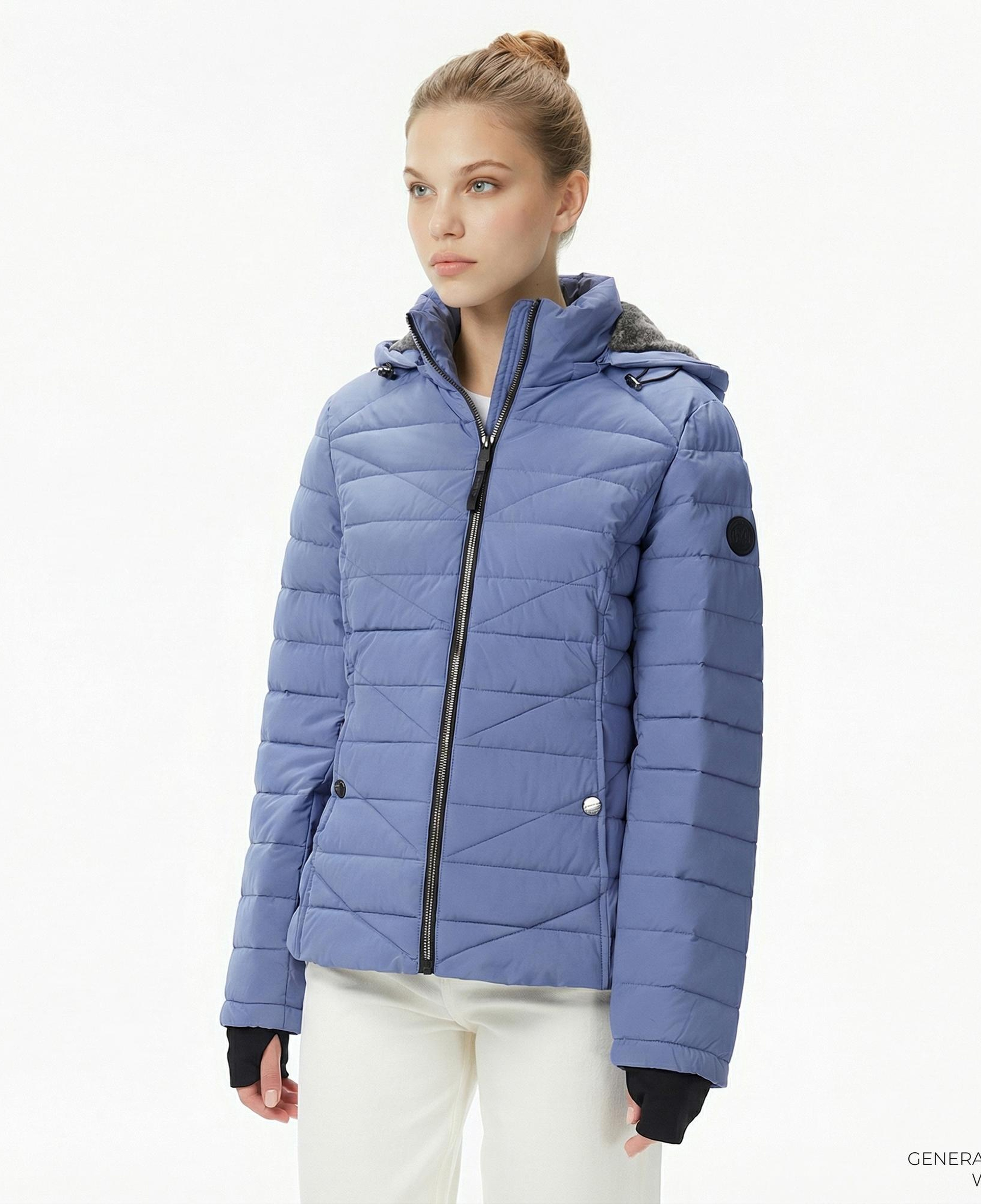 Nautica Kadın Mavi Regular Fit Mont