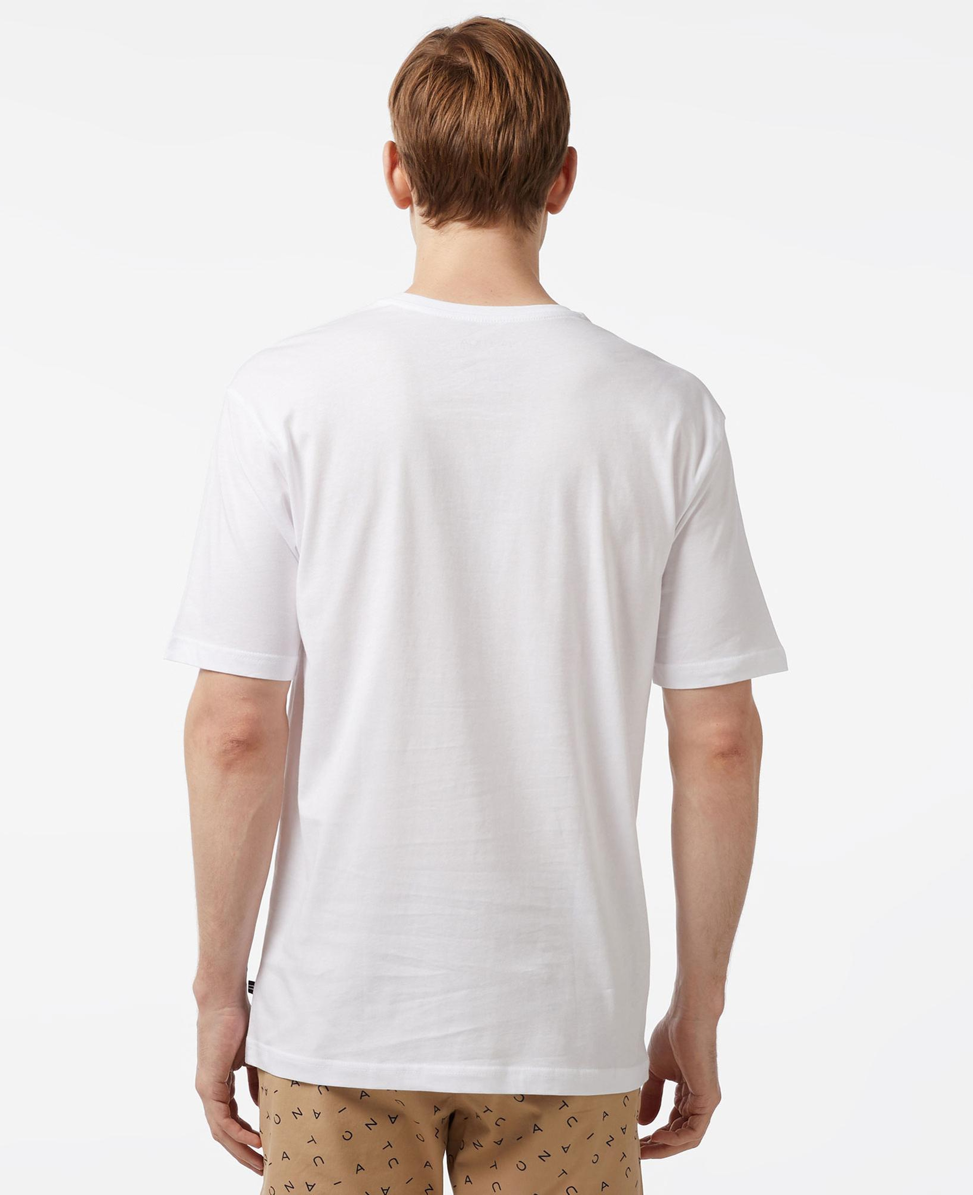 Nautica Erkek Beyaz Oversize T-Shirt